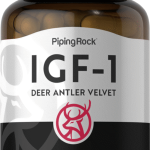 Terciopelo de cuerno de venado IGF-1, acelerador del crecimiento, 60 Cápsulas de liberación rápida