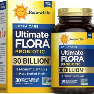 Renew Life Ultimate Flora Extra Care 30 mil millones UFC, 30 cápsulas