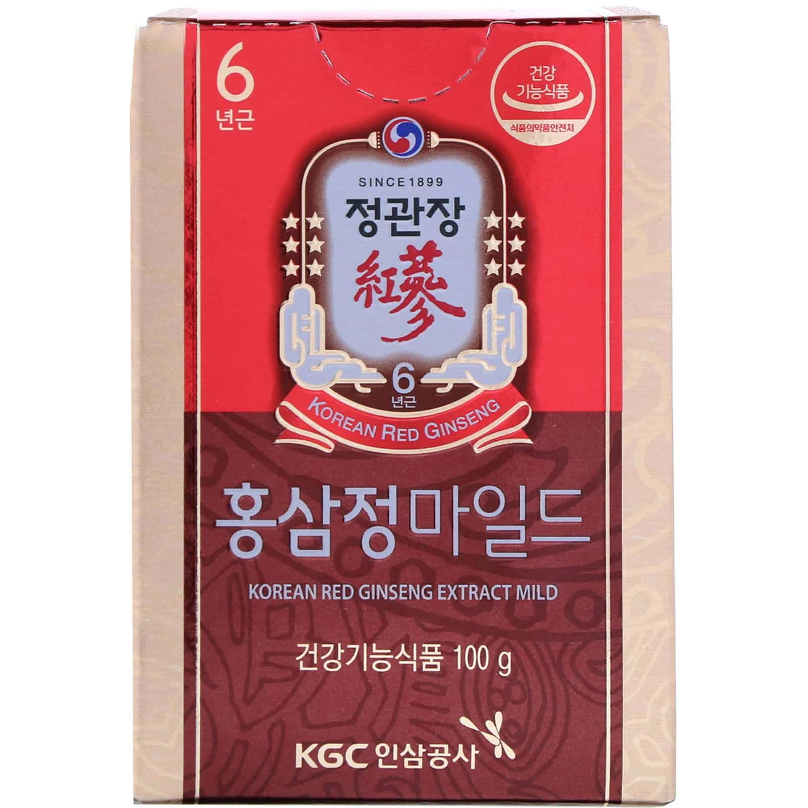 Cheong Kwan Jang, Extracto de Ginseng Rojo Coreano Suave, 100 g (3.5 oz)