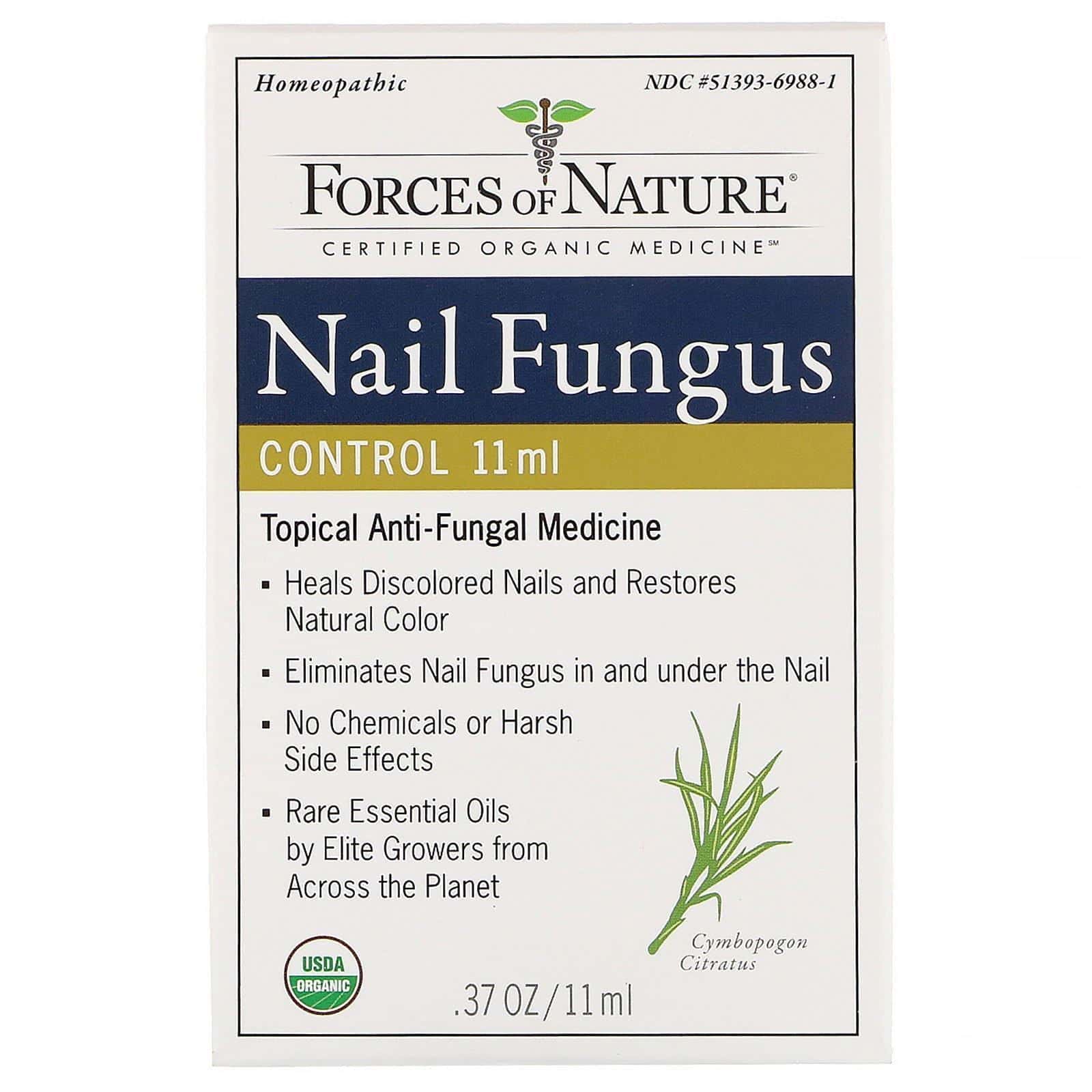 Forces of Nature, Para controlar los hongos en los pies, 11 ml (0,37 oz)