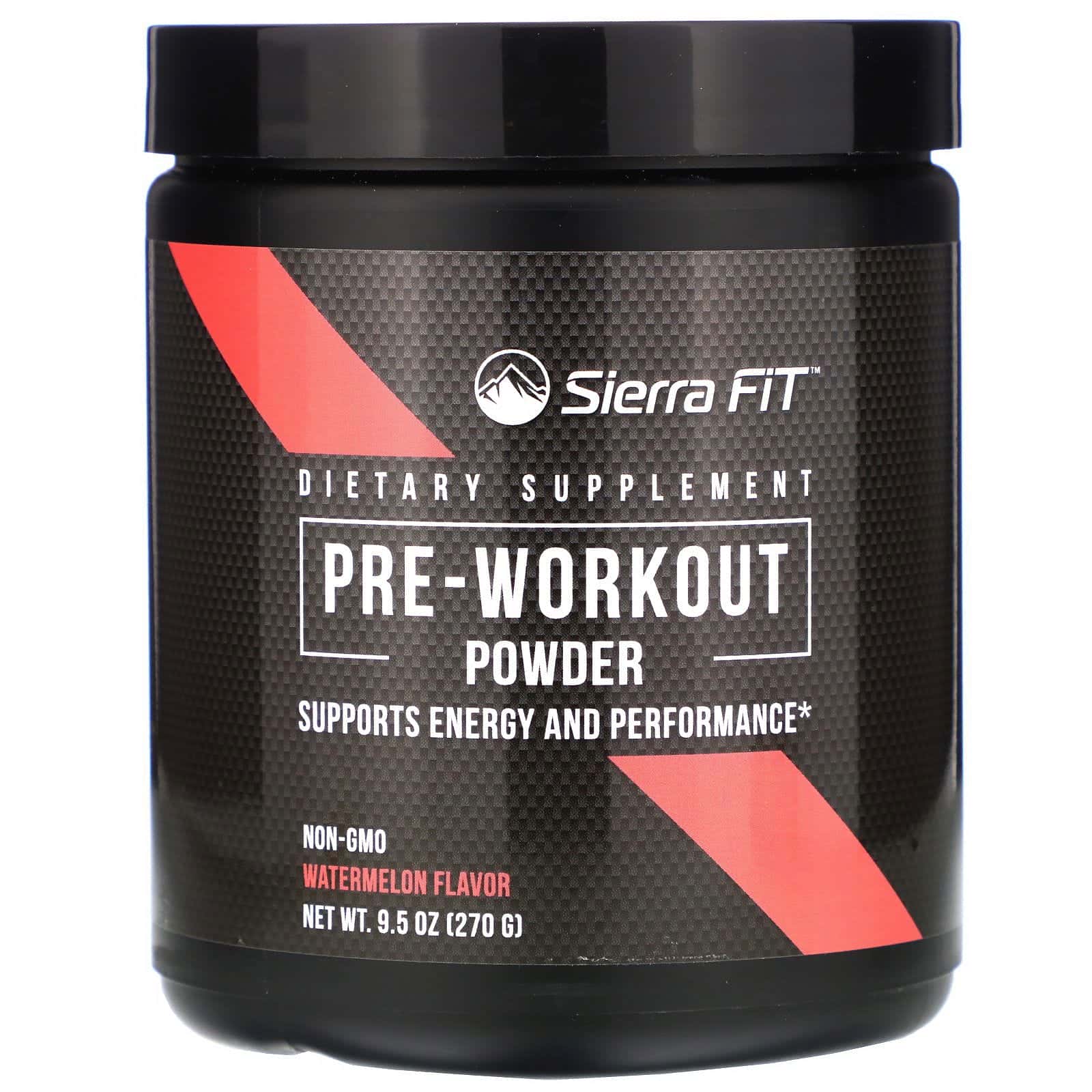 Sierra Fit, Polvo preentrenamiento, Sabor a sandía, 270 g (9,5 oz)