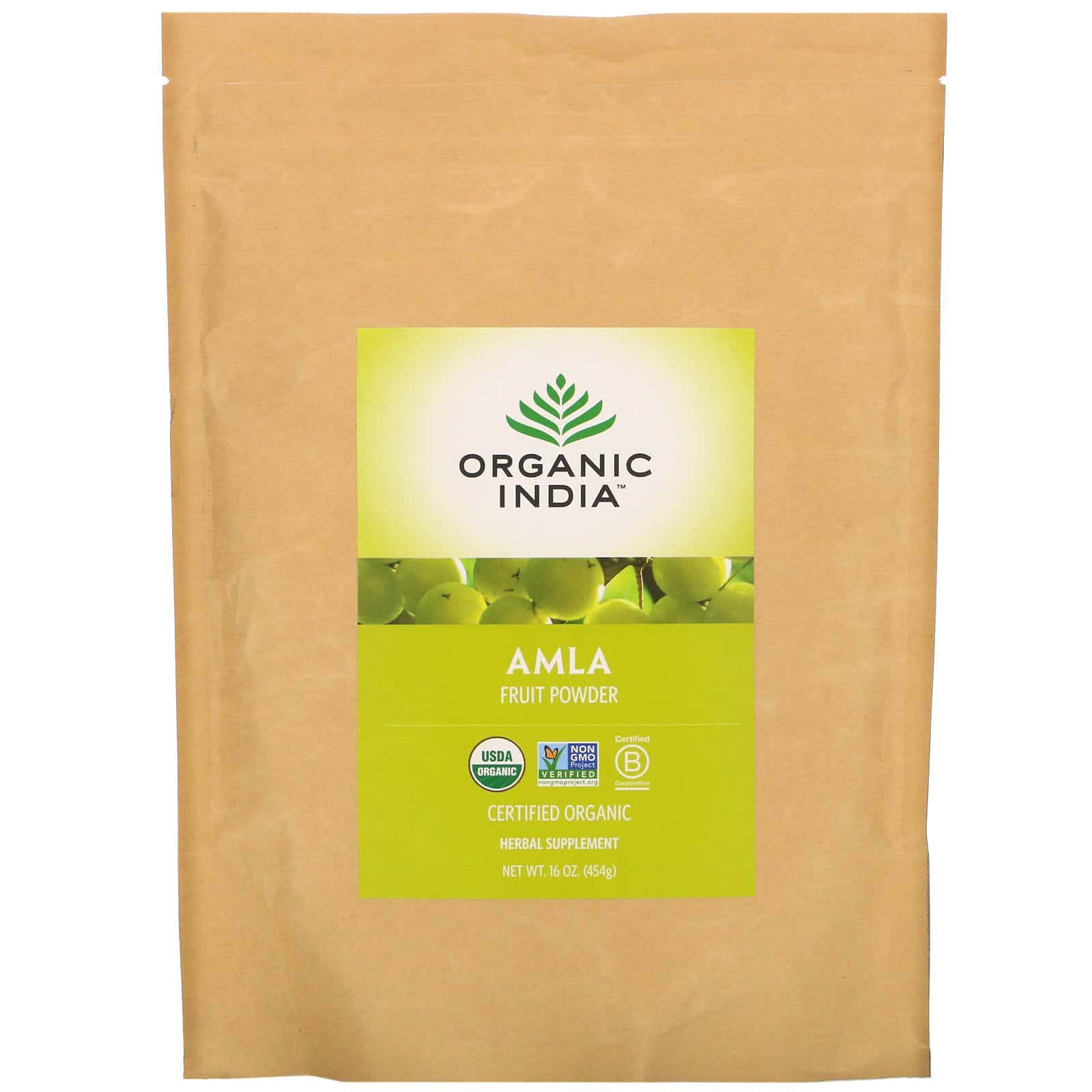Organic India, Amla Fruit Powder, 16 oz (454 g)
