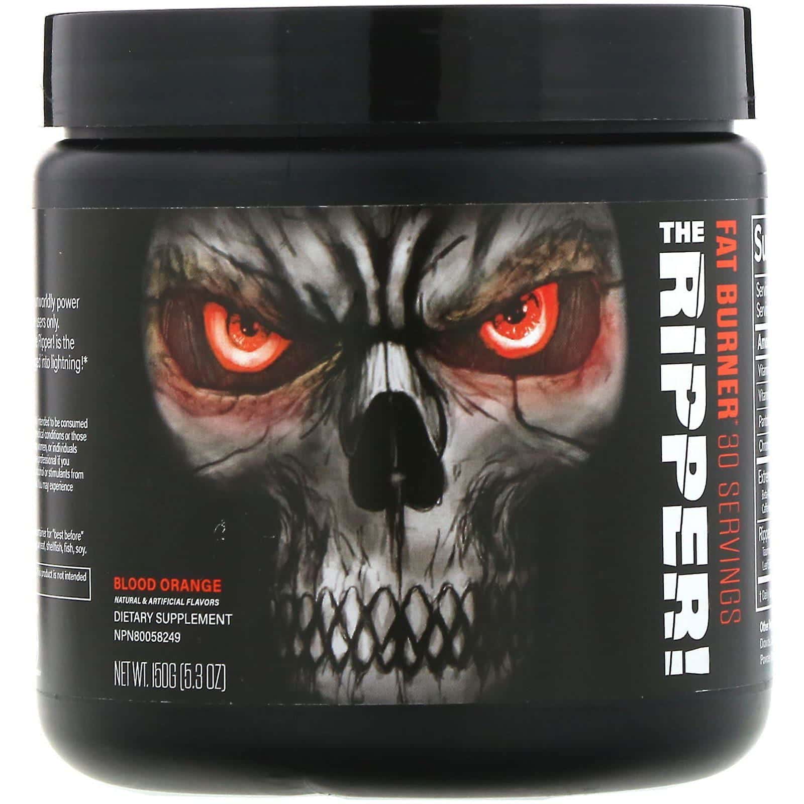 JNX Sports, The Ripper, quemador de grasas, naranja sanguina, 150 g (5,3 oz)