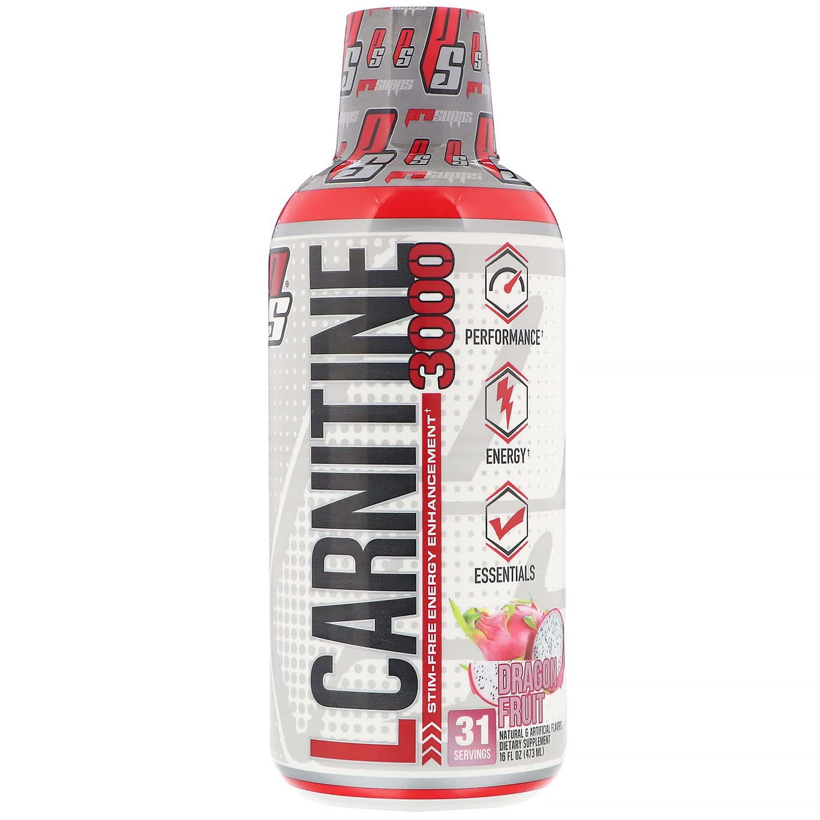 ProSupps, L-carnitina 3000, Fruta del dragón, 473 ml (16 oz. líq.)