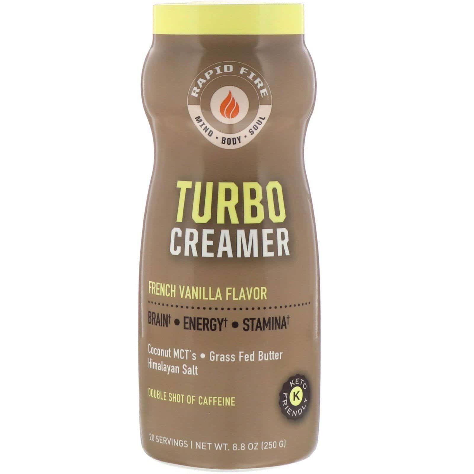 RAPIDFIRE, Crema turbo, Sabor a vainilla francesa, 250 g (8,8 oz)