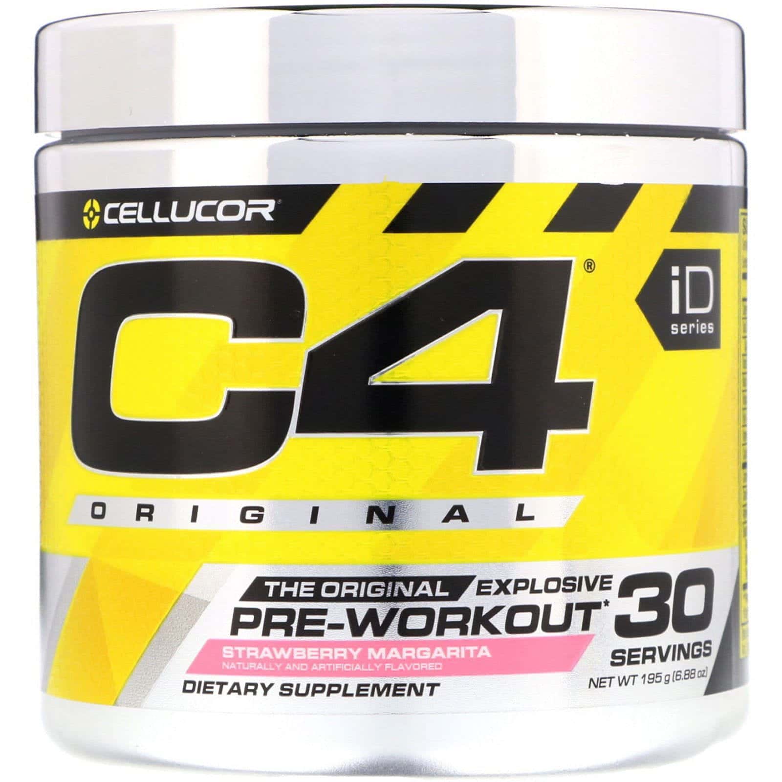 Cellucor, C4 original explosivo, preentrenamiento, margarita de fresa, 6.88 oz (195 g)