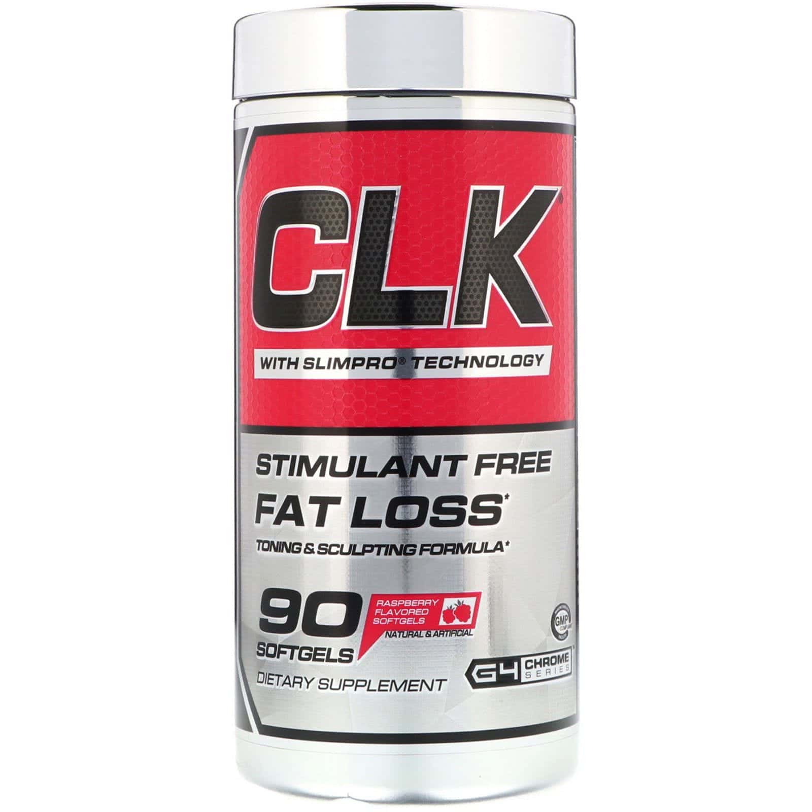 Cellucor, CLK, pérdida de peso sin estimulantes, sabor a frambuesa, 90 cápsulas de gel