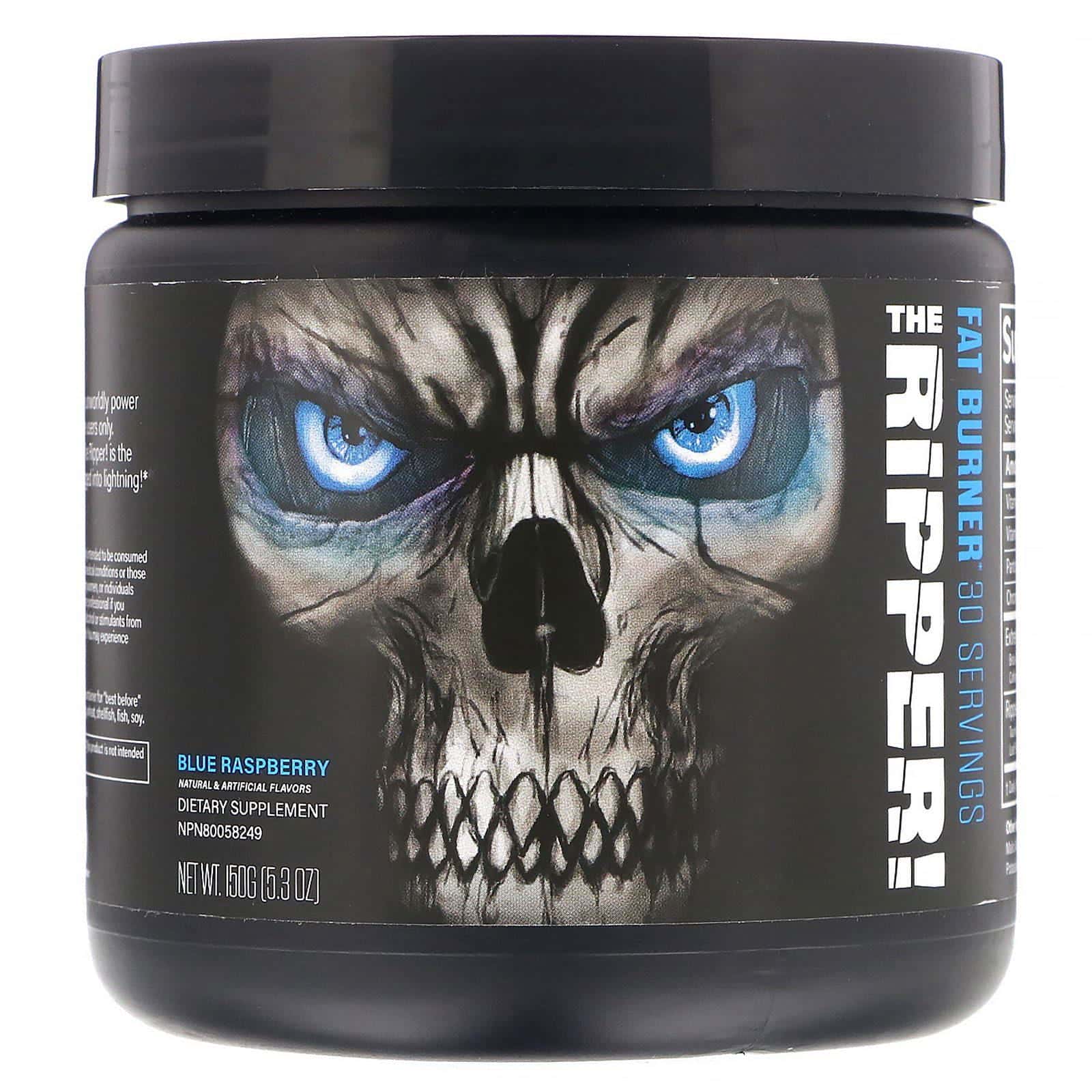 JNX Sports, The Ripper, quemador de grasas, frambuesa azul, 150 g (5,3 oz)