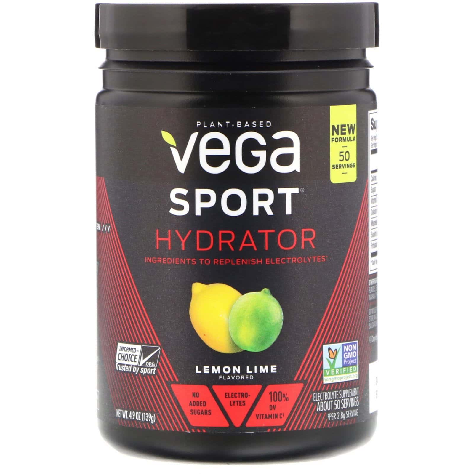 Vega, Sport, hidratación, lima limón, 4.9 oz (139 g)