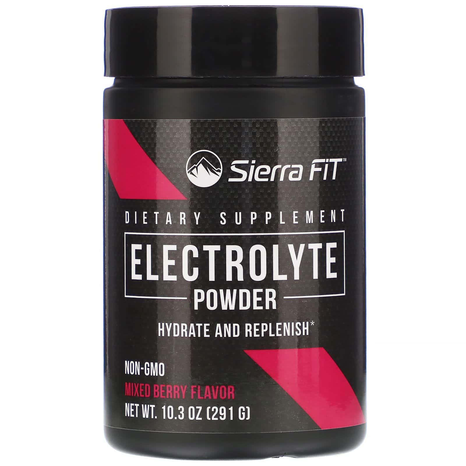 Sierra Fit, Polvo con electrolitos, Sin calorías, Bayas mixtas, 291 g (10,3 oz)