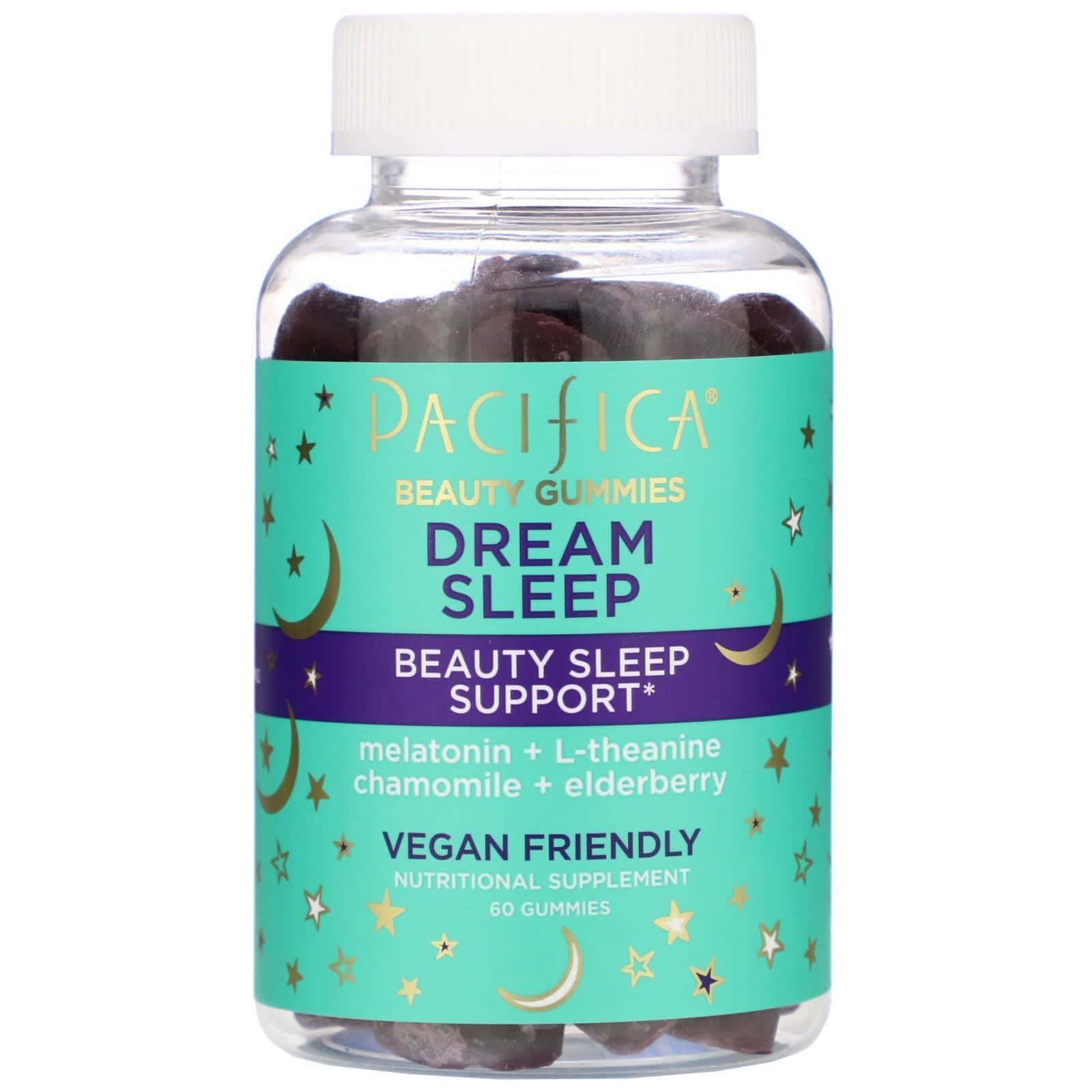 Pacifica, Beauty Gummies, Dream Sleep, Beauty Sleep Support, 60 Gummies