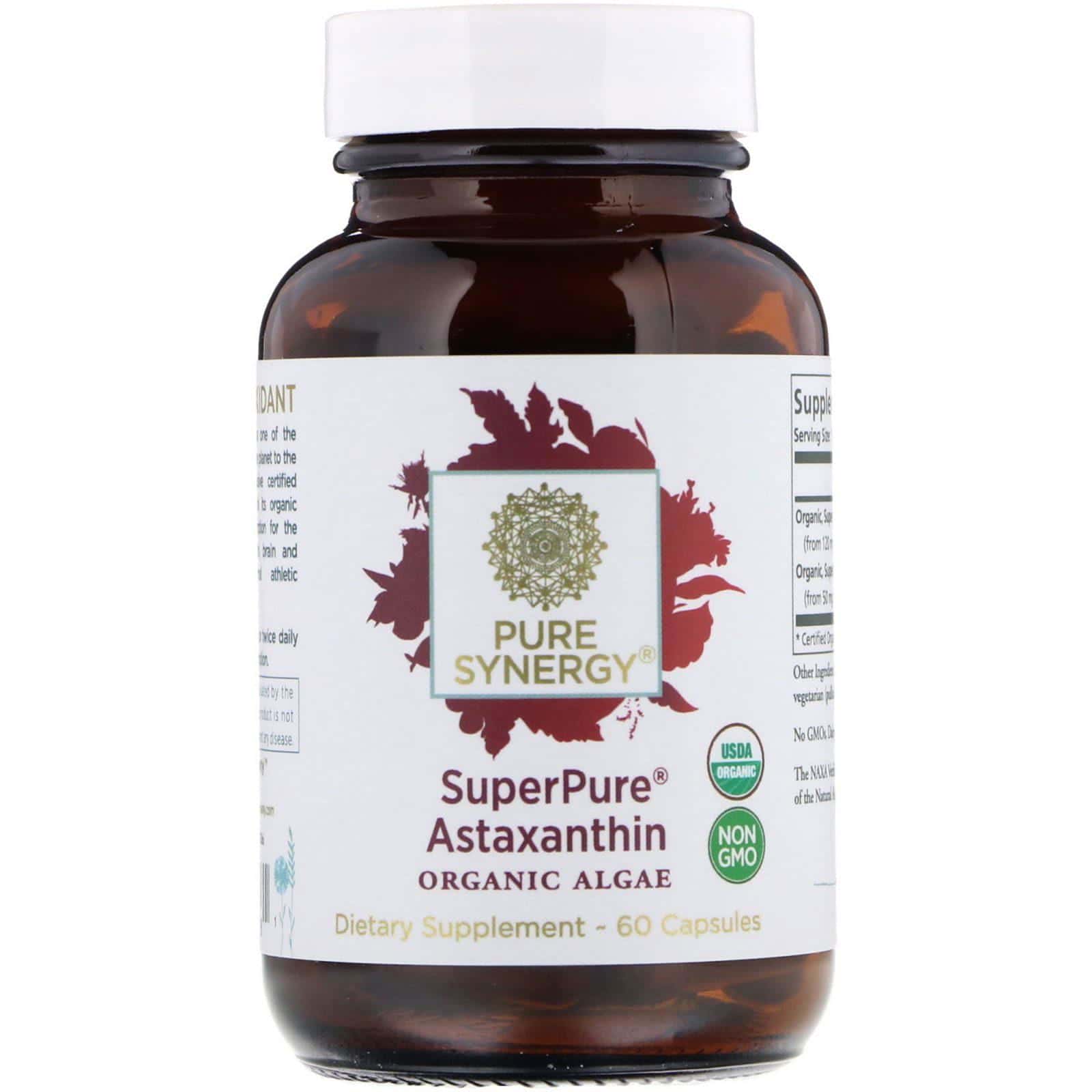 Pure Synergy, Astaxantina de SuperPure, 60 cápsulas