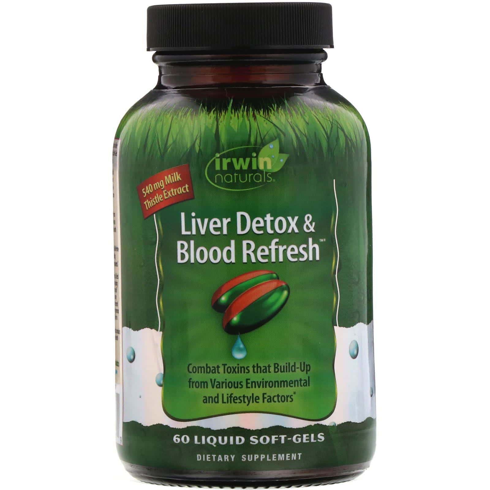 Irwin Naturals, Desintoxicación del hígado y purificación de la sangre, 60 cápsulas blandas