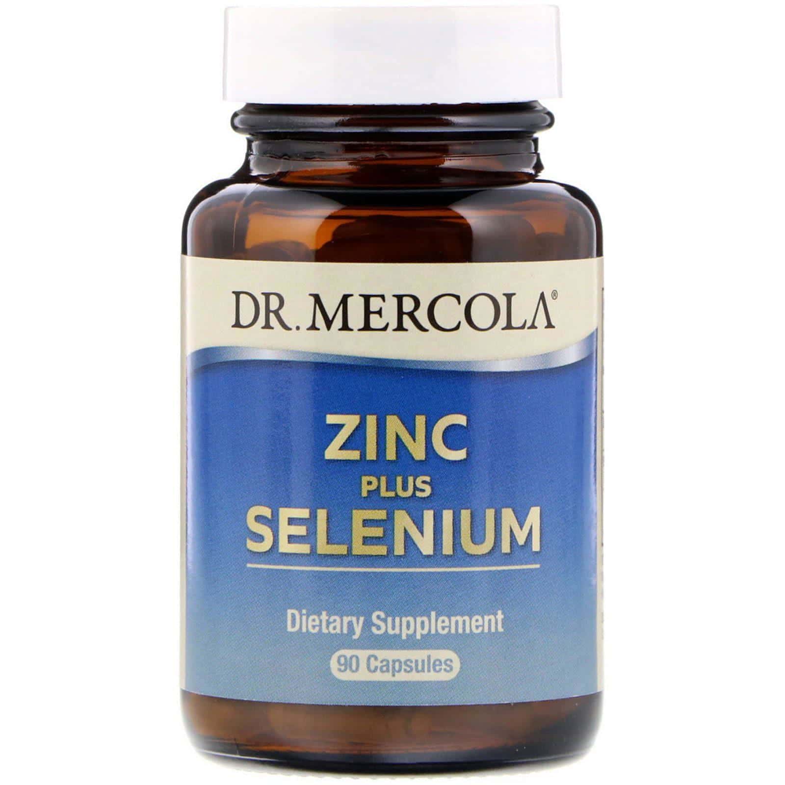 Dr. Mercola, Zinc más selenio, 90 cápsulas
