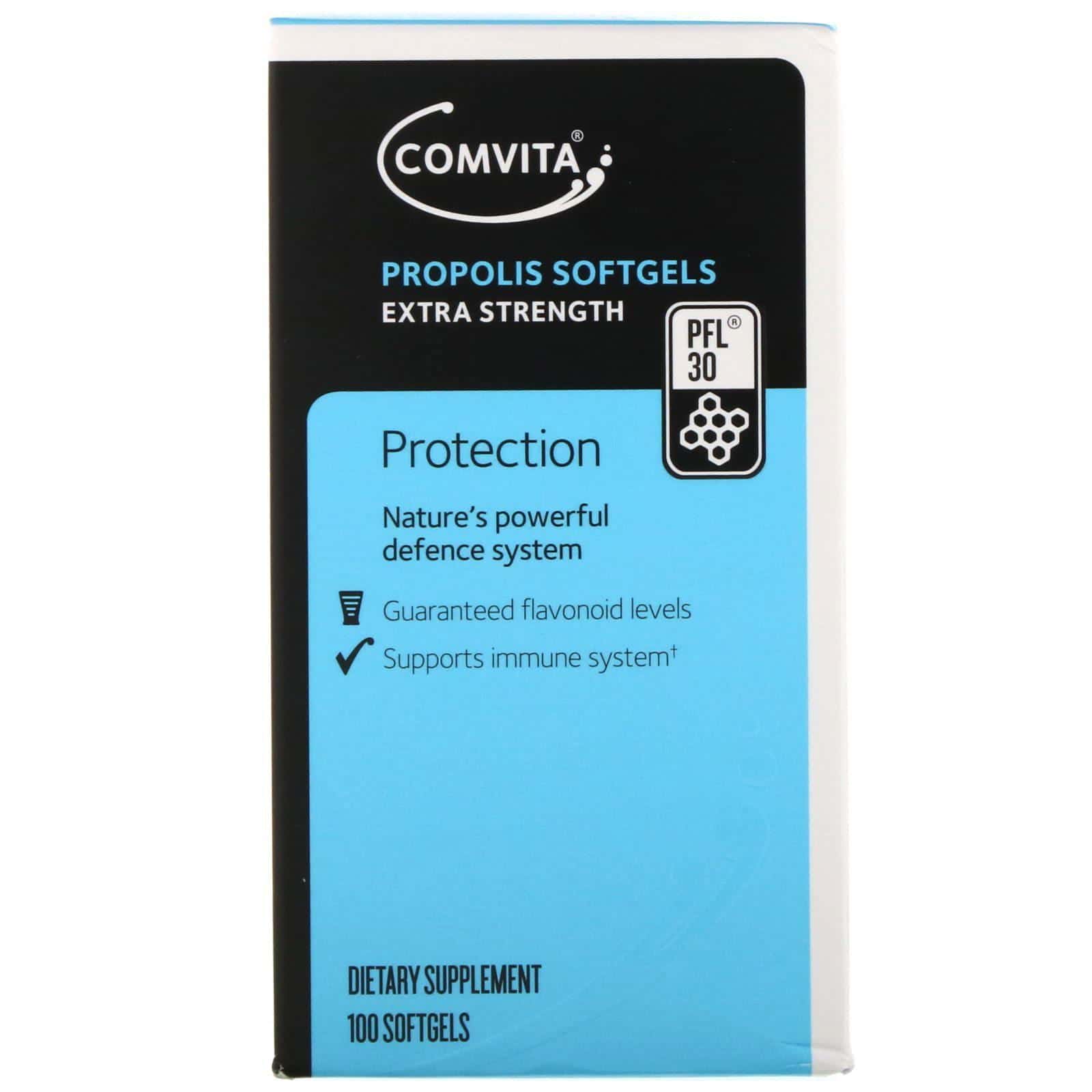 Comvita, Propóleo, PFL 30, 100 cápsulas de gel blando