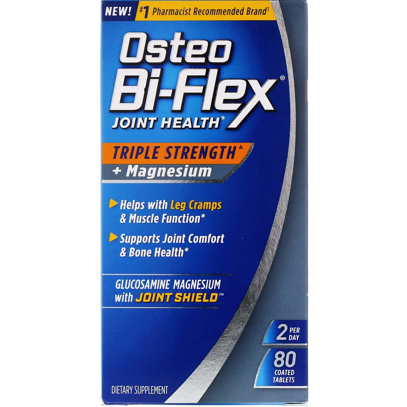 Osteo Bi-Flex, Salud articular, triple acción + magnesio, 80 comprimidos recubiertos