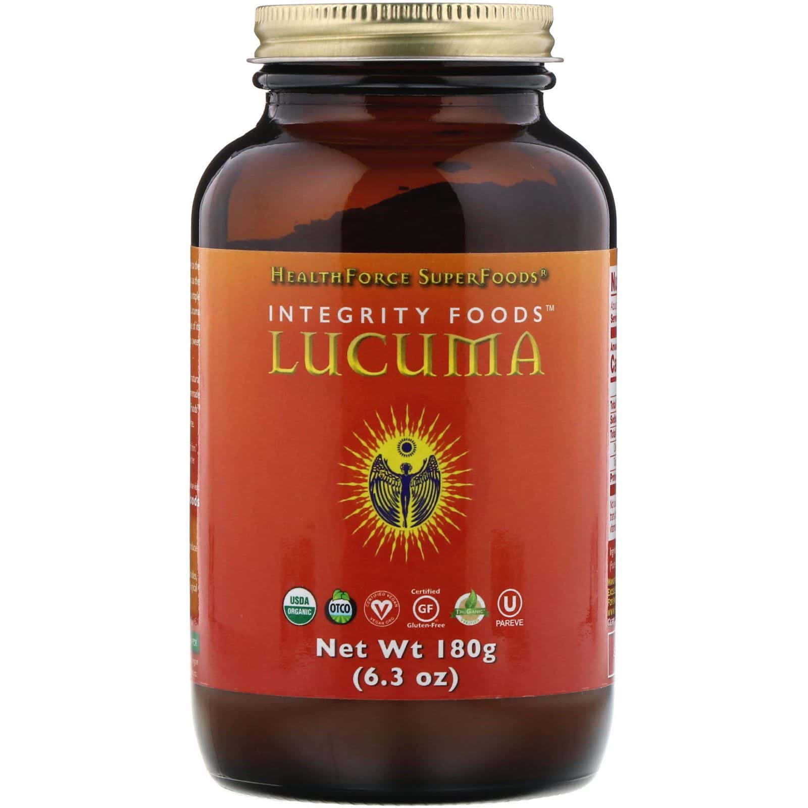 HealthForce Superfoods, Integrity Foods, lúcuma, 180 g (6,3 oz)