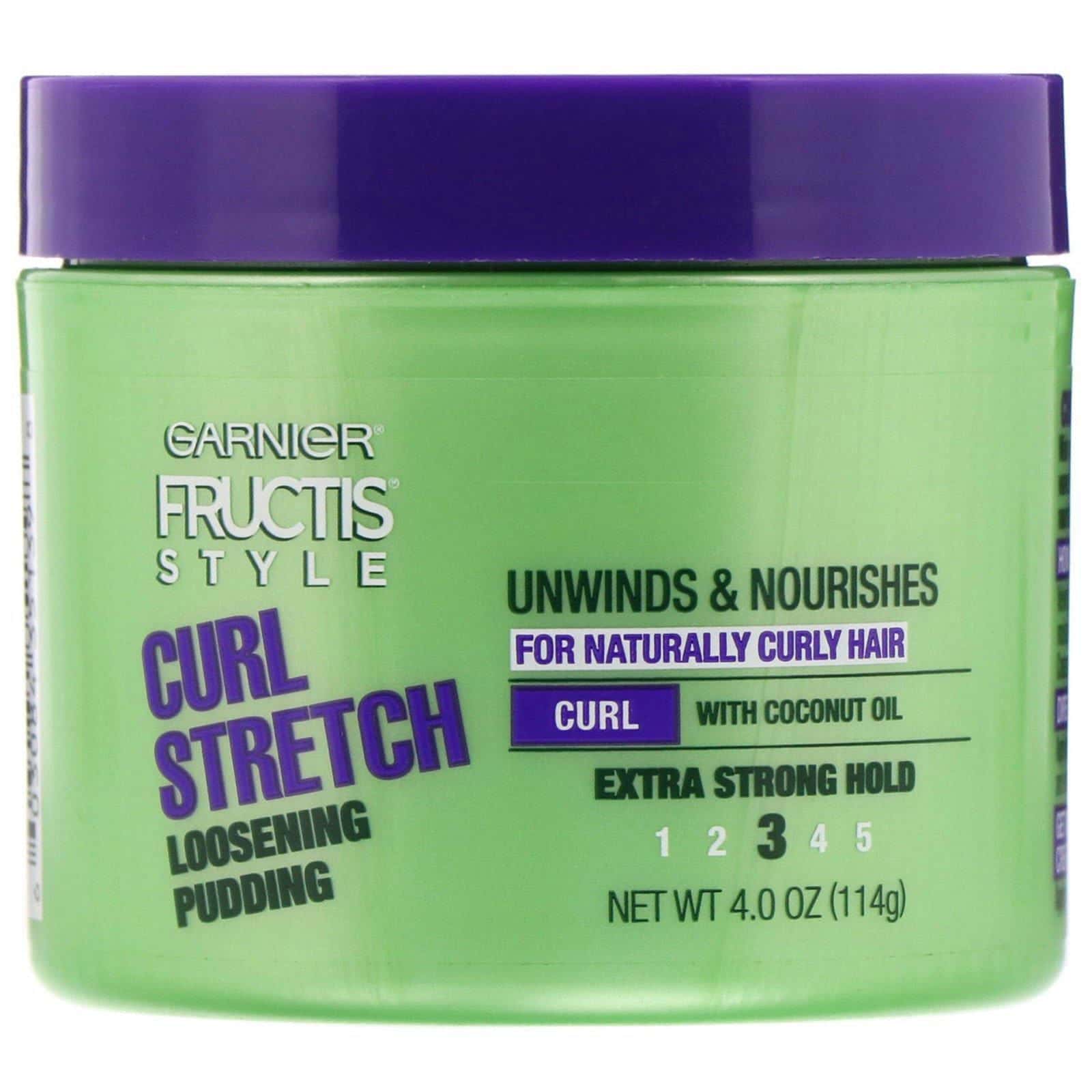 Garnier, Fructis Style, Curl Stretch, Crema para convertir rizos en ondas, 114 g (4 oz)
