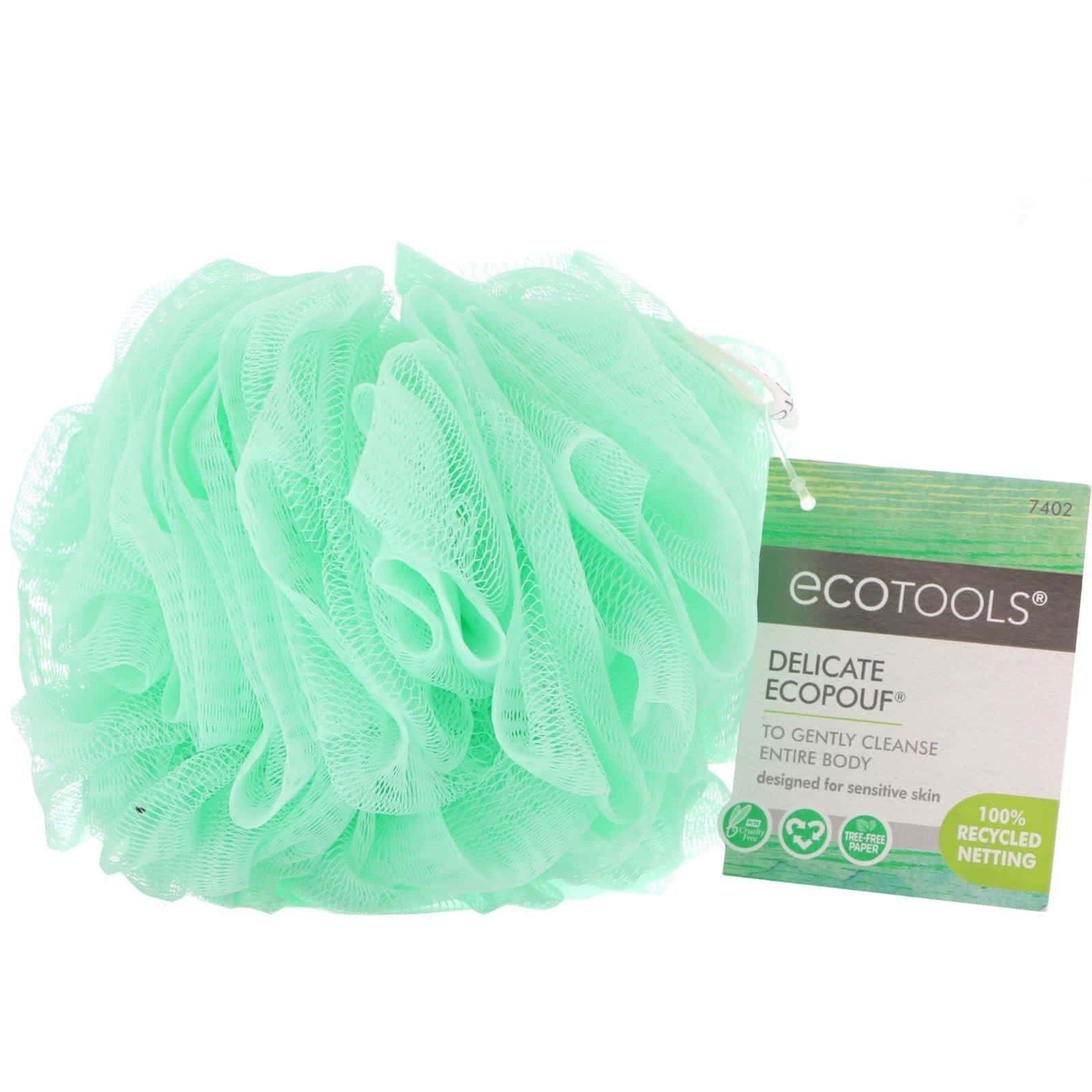 EcoTools, Delicate EcoPouf, 1 esponja de baño