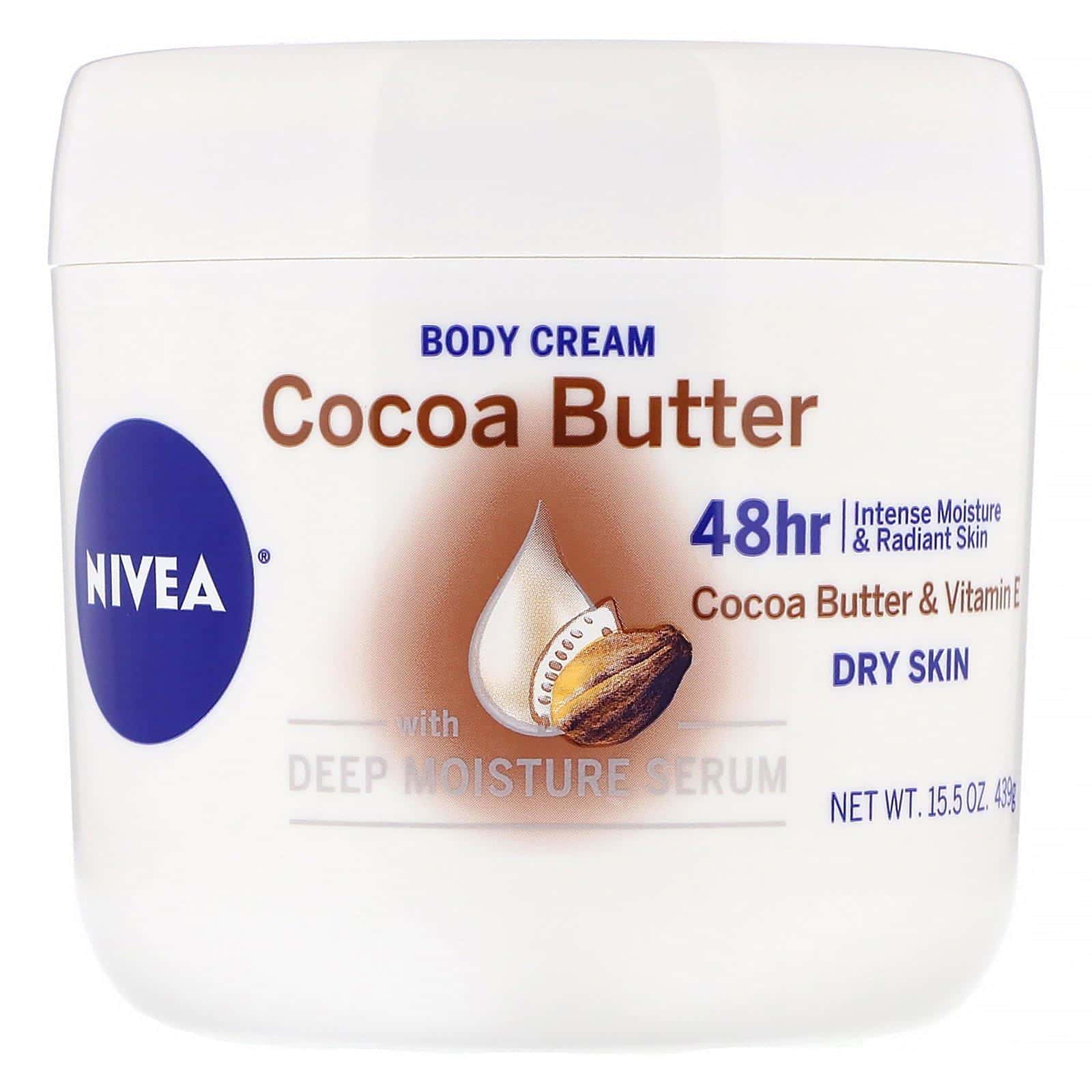 Nivea, Crema corporal, Manteca de cacao, 439 g (15,5 oz)
