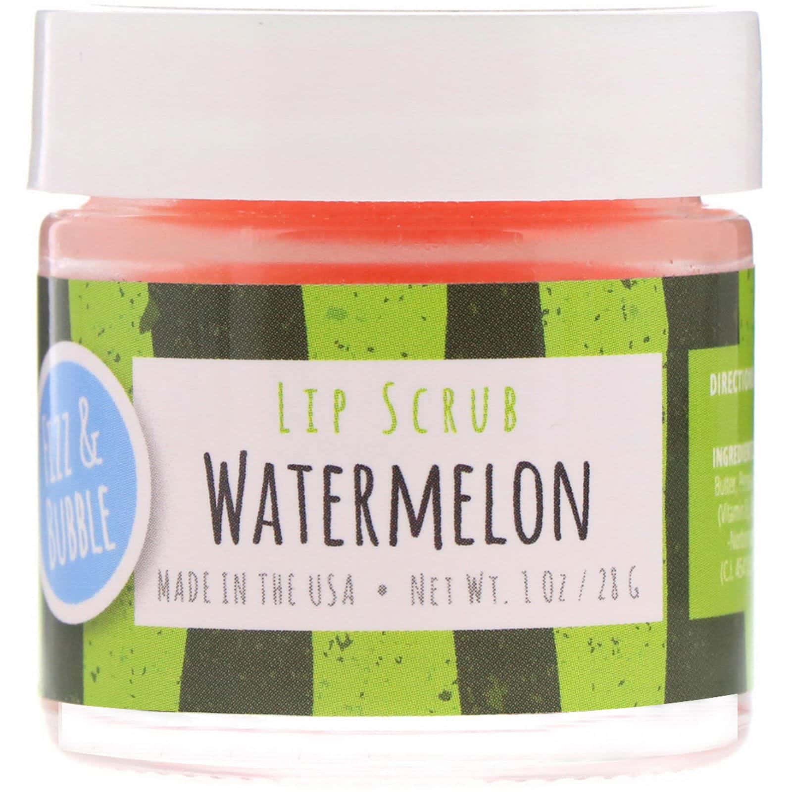 Fizz & Bubble, Exfoliante labial, Sandía, 21 g (1 oz)