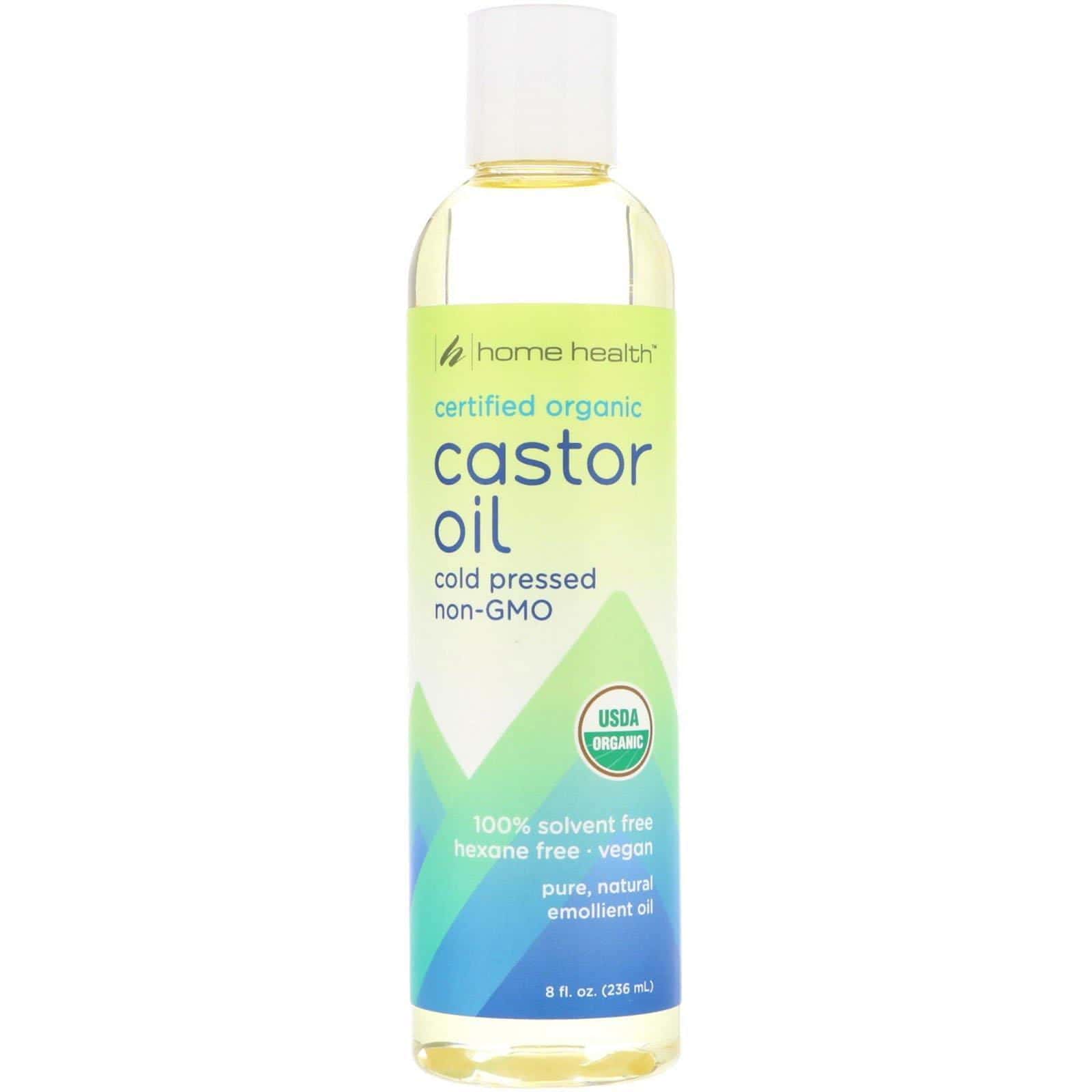 Home Health, Aceite de ricino orgánico, 8 fl oz (236 ml)