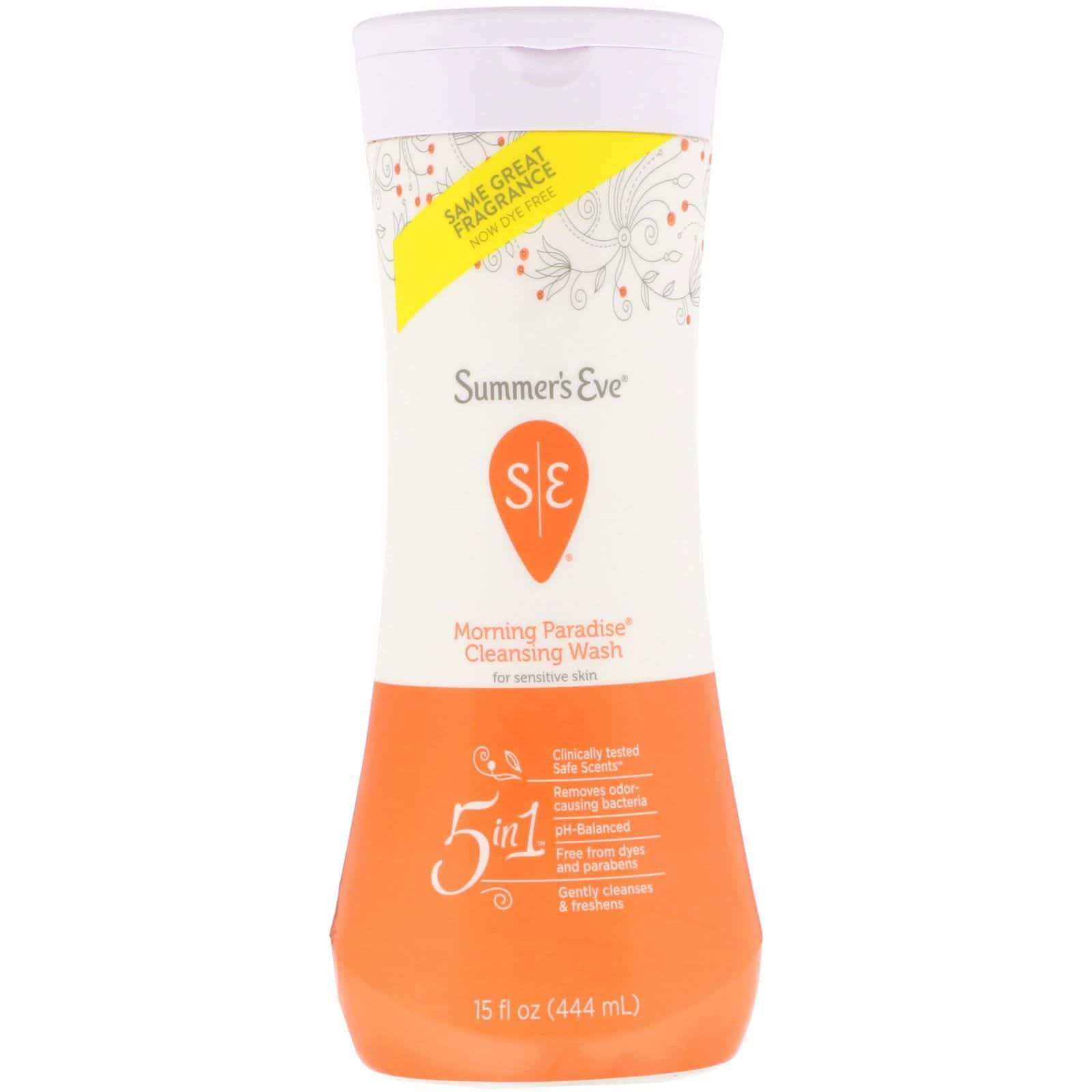 Summer's Eve, Solución de higiene íntima 5 en 1, Morning Paradise, 444 ml (15 oz. líq.)