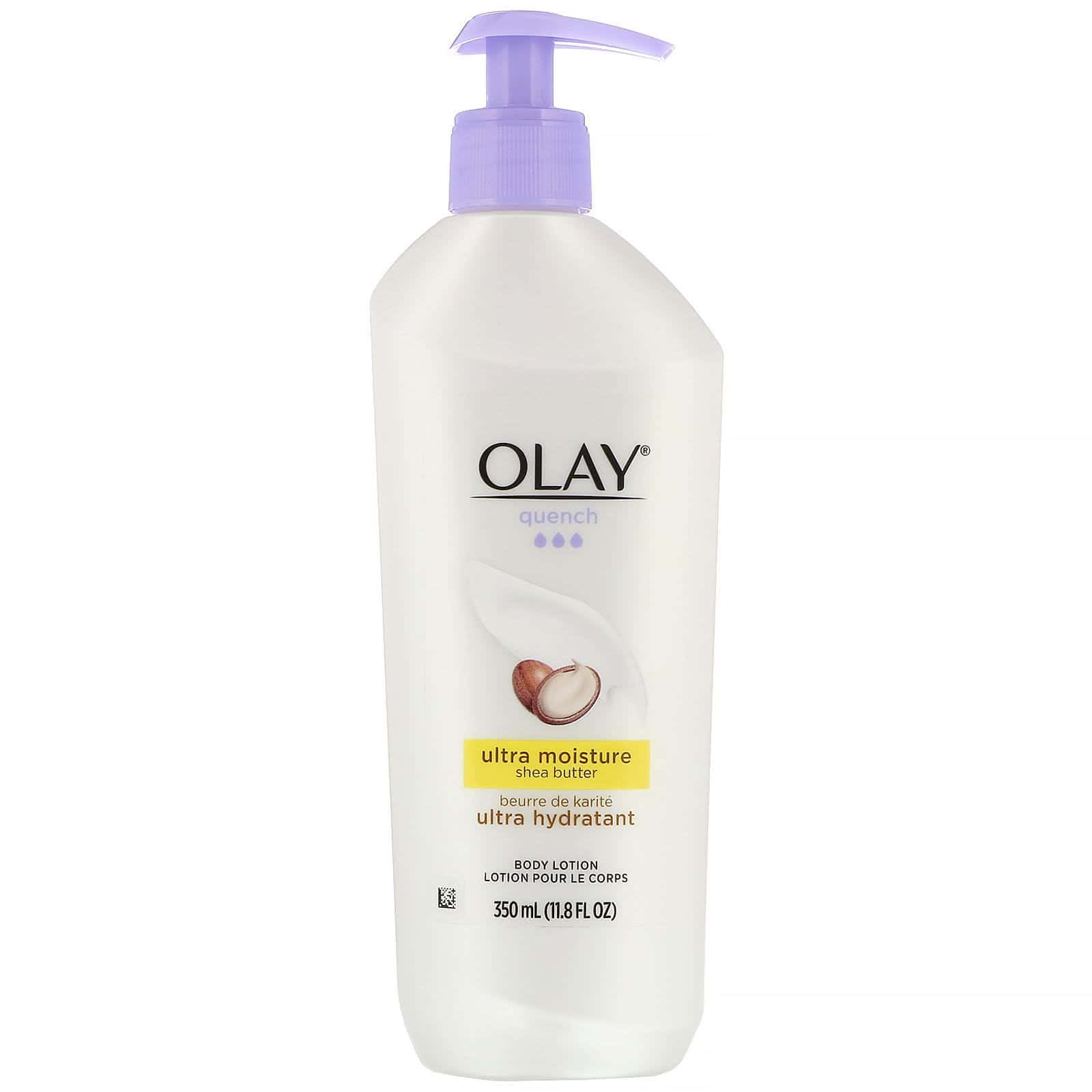 Olay, Quench, Loción corporal ultrahidratante, Manteca de karité, 350 ml (11,8 oz. líq.)