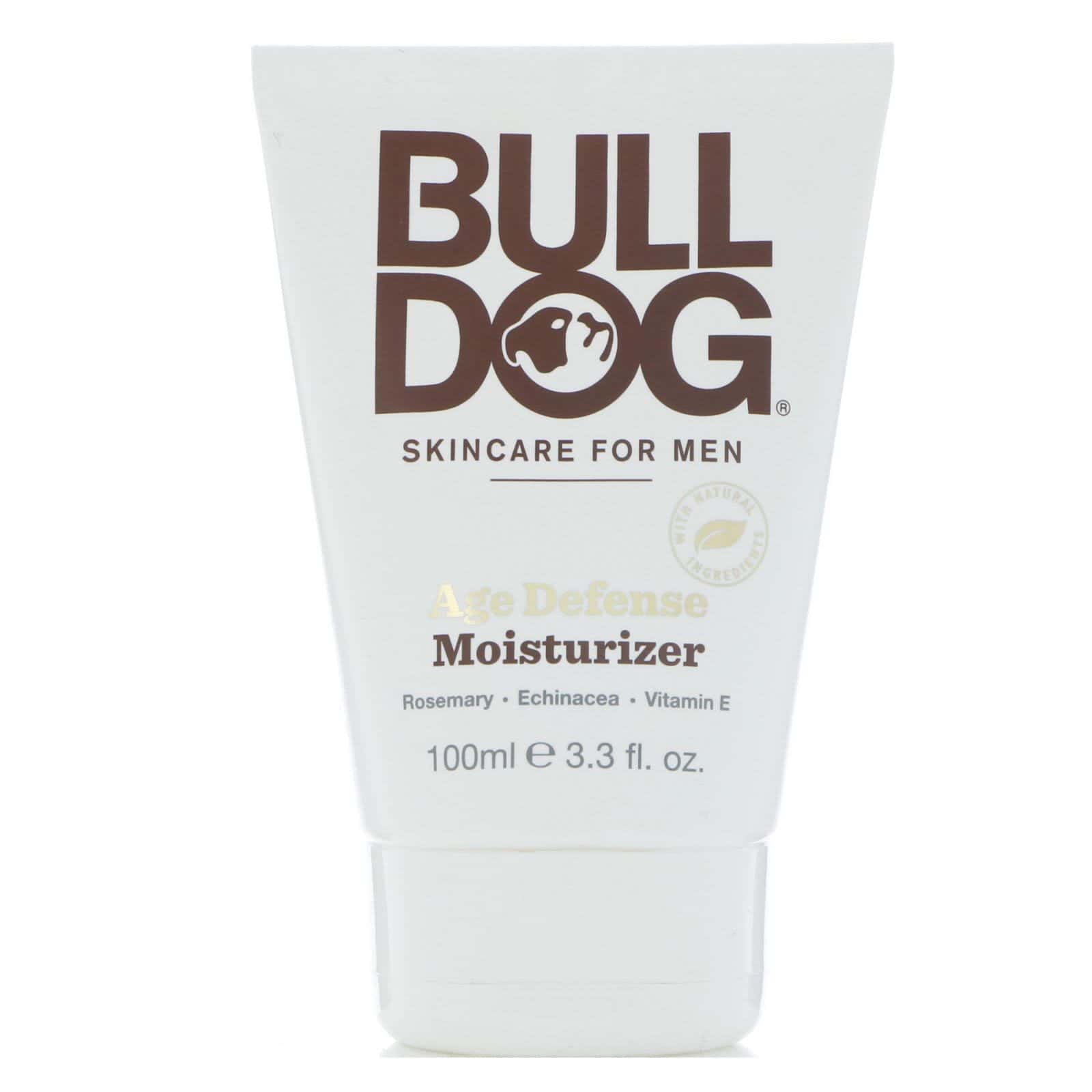 Bulldog Skincare For Men, Humectante antienvejecimiento, 3.3 fl. Oz (100 ml)
