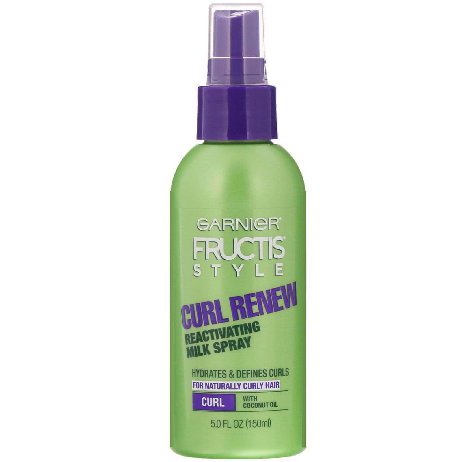 Garnier, Fructis Style, Curl Renew, Spray de leche activador, 150 ml (5 oz. líq.)