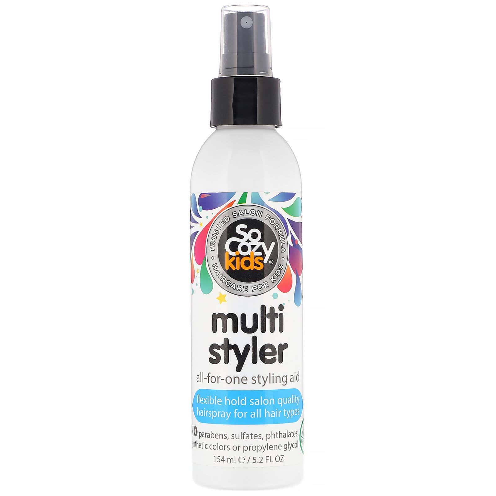 SoCozy, Kids, Moldeador multiuso para niños, Moldeado todo en uno, Para todo tipo de cabello, 154 ml (5,2 oz. líq.)