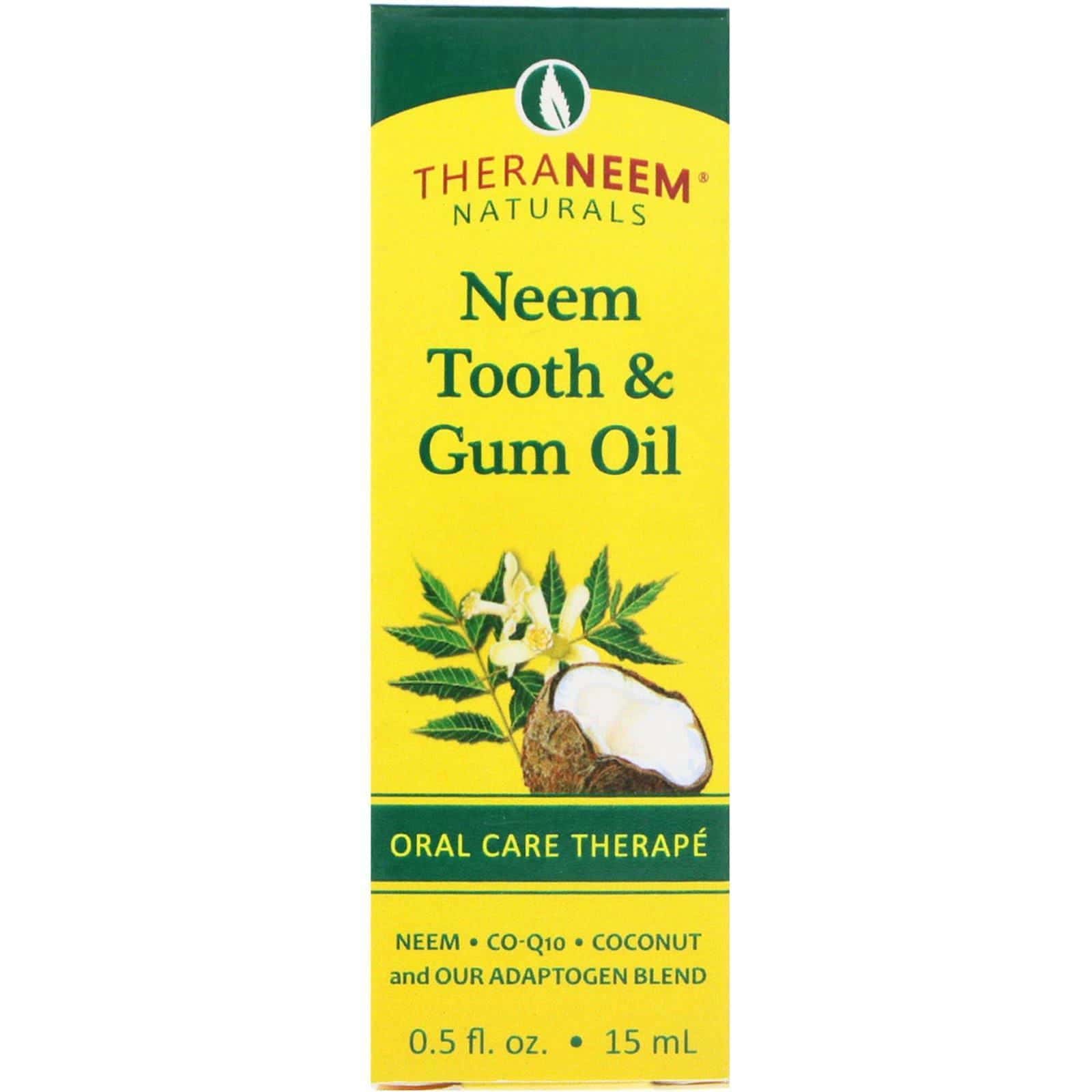 Organix South, TheraNeem Naturals, Aceite de nim para dientes y encías, Terapia de cuidado oral, 0.5 fl oz (15 ml)