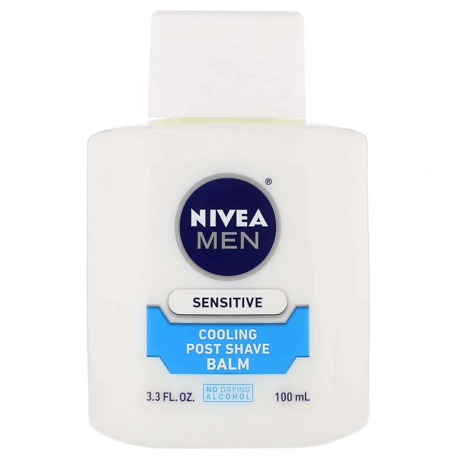 Nivea, Men, Bálsamo refrescante posafeitado para piel sensible, 100 ml (3,3 oz. líq.)