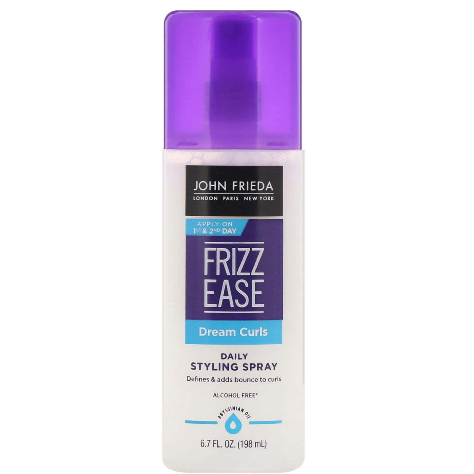 John Frieda, Frizz Ease, Dream Curls, Spray para modelado diario, 198 ml (6,7 oz. líq.)