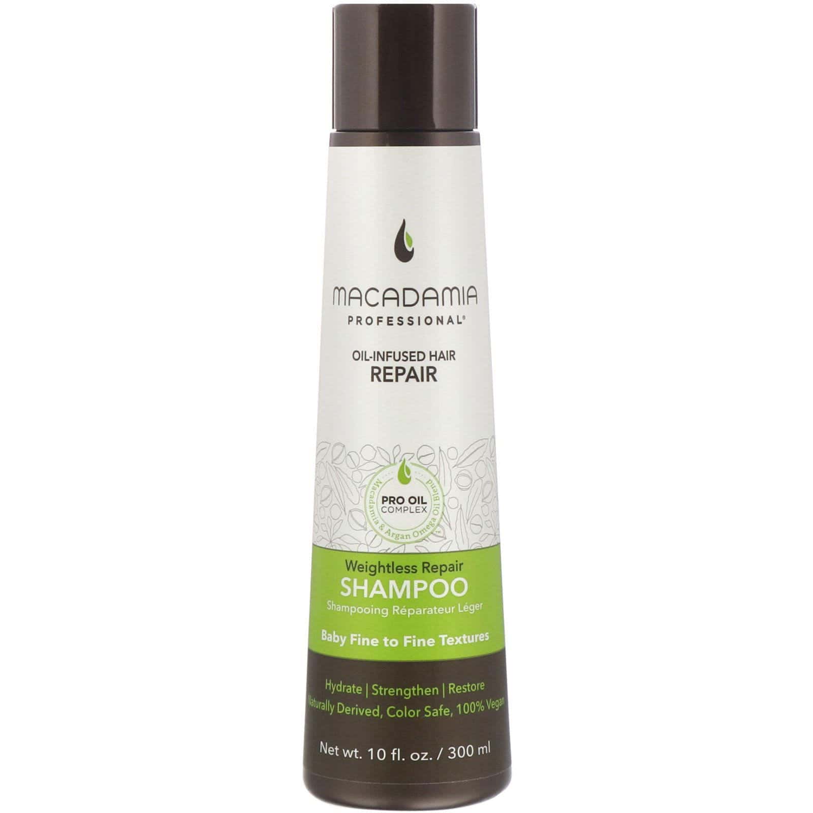 Macadamia Professional, Weightless Repair Shampoo, Baby Fine to Fine Textures, 10 fl oz (300 ml)