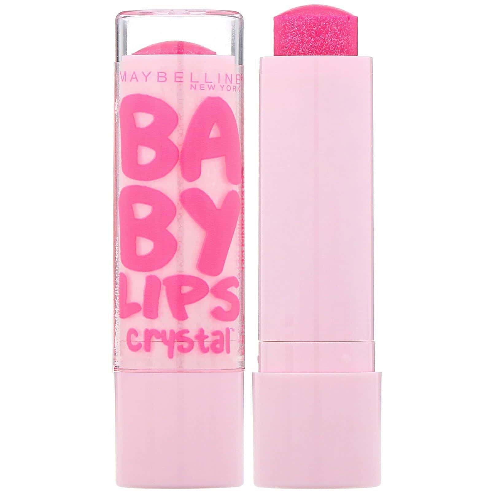 Maybelline, Baby Lips Crystal, Bálsamo para labios hidratante, Cuarzo rosa 140, 4,4 g (0,15 oz)