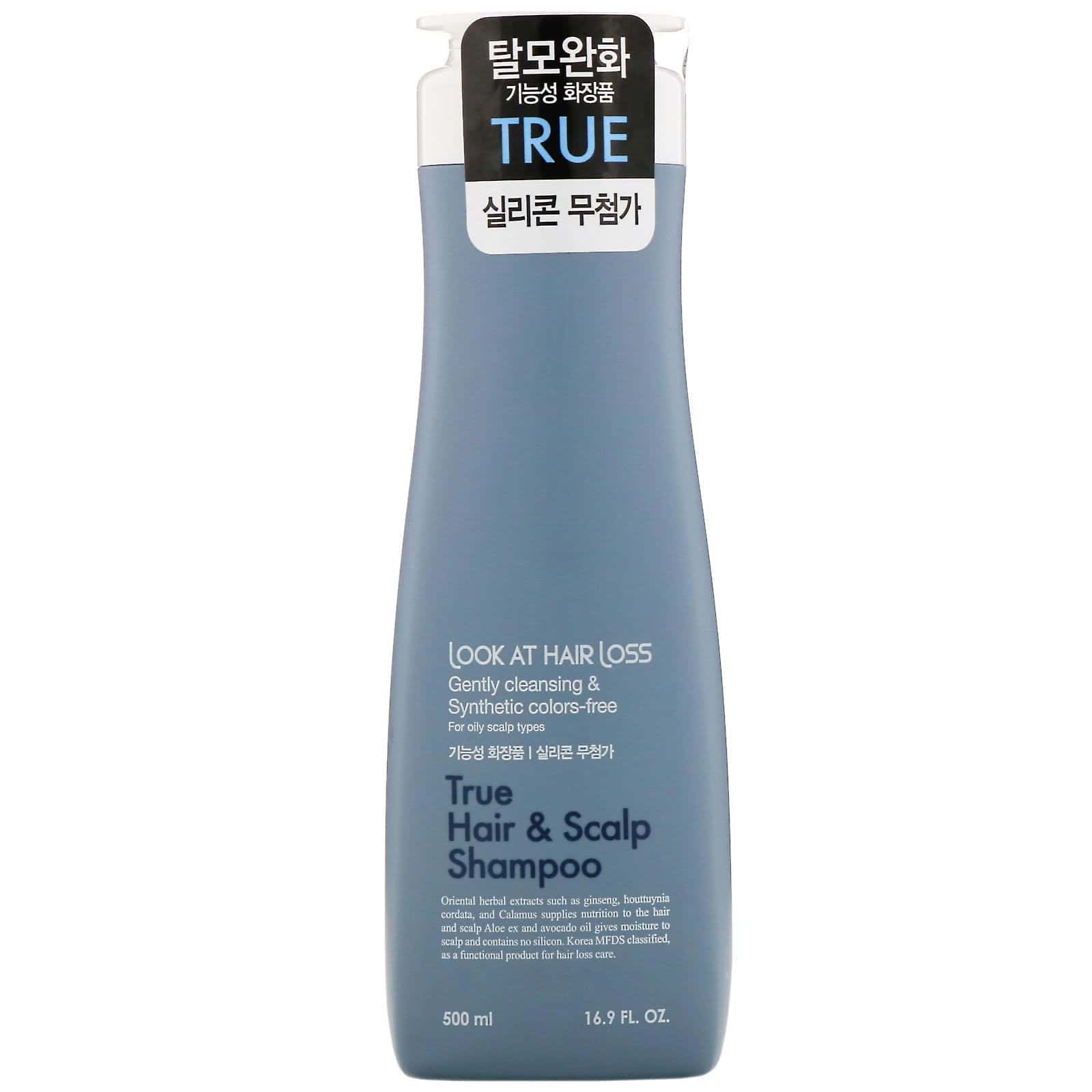 Doori Cosmetics, Look At Hair Loss, Verdadero champú para el cabello y el cuero cabelludo, 500 ml (16,9 oz. líq.)
