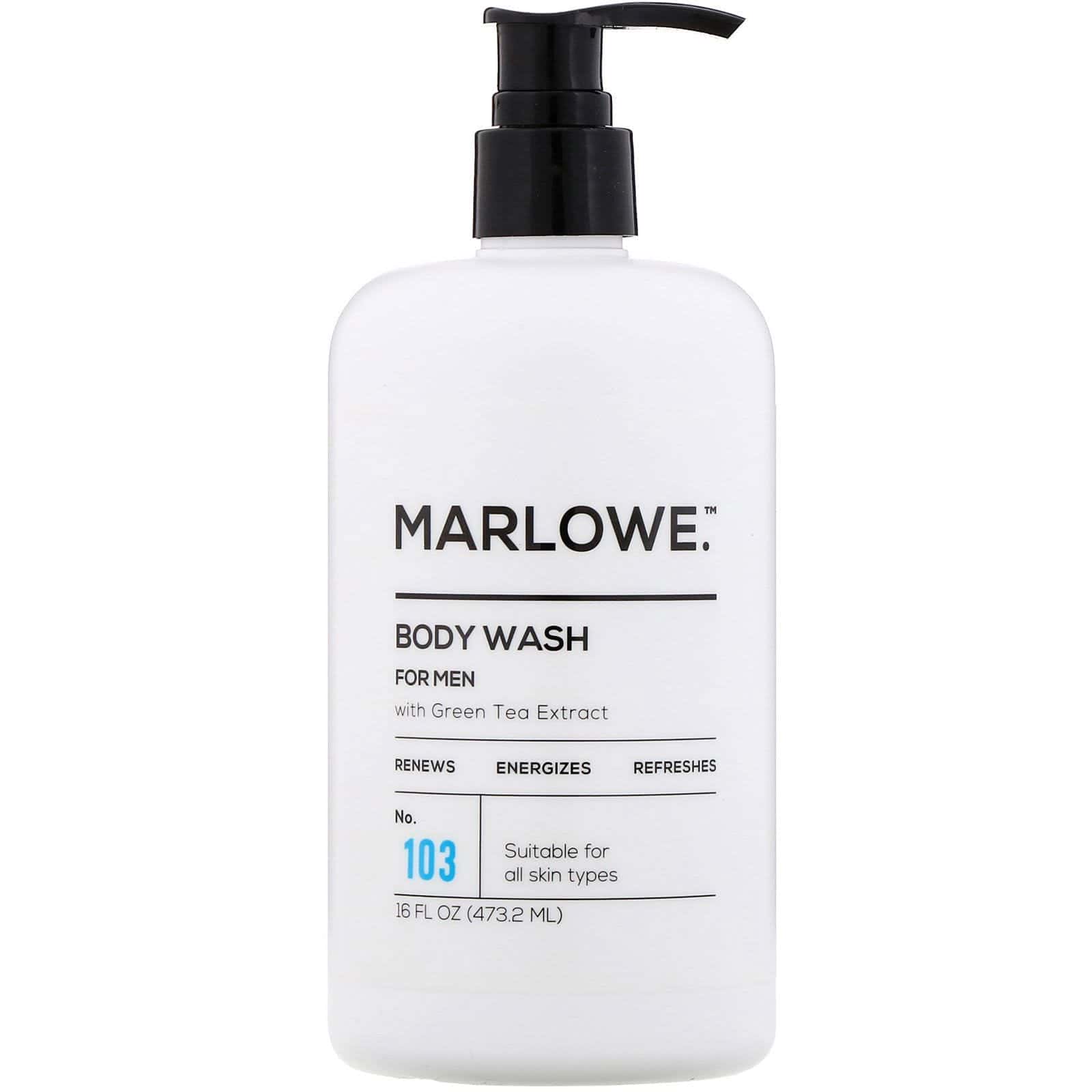 Marlowe, Jabón líquido corporal para hombres, N.° 103, 473,2 ml (16 oz. líq.)