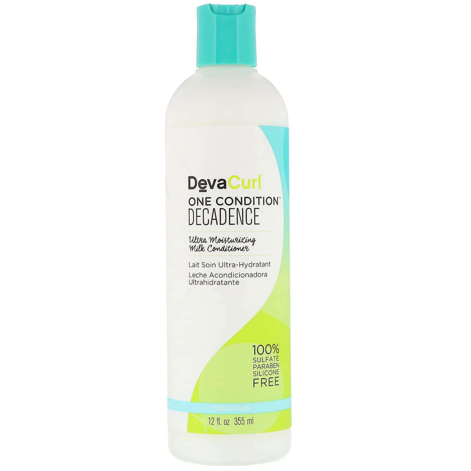 DevaCurl, One Condition, Para la caída del cabello, Leche acondicionadora ultrahidratante, 355 ml (12 oz. líq.)
