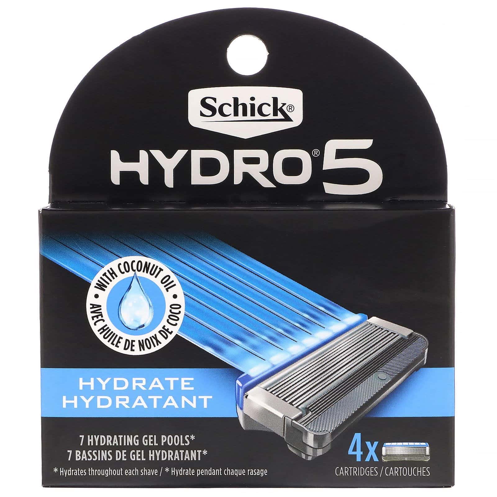 Schick, Hydro Sense, Hydrate, 4 Cartridges