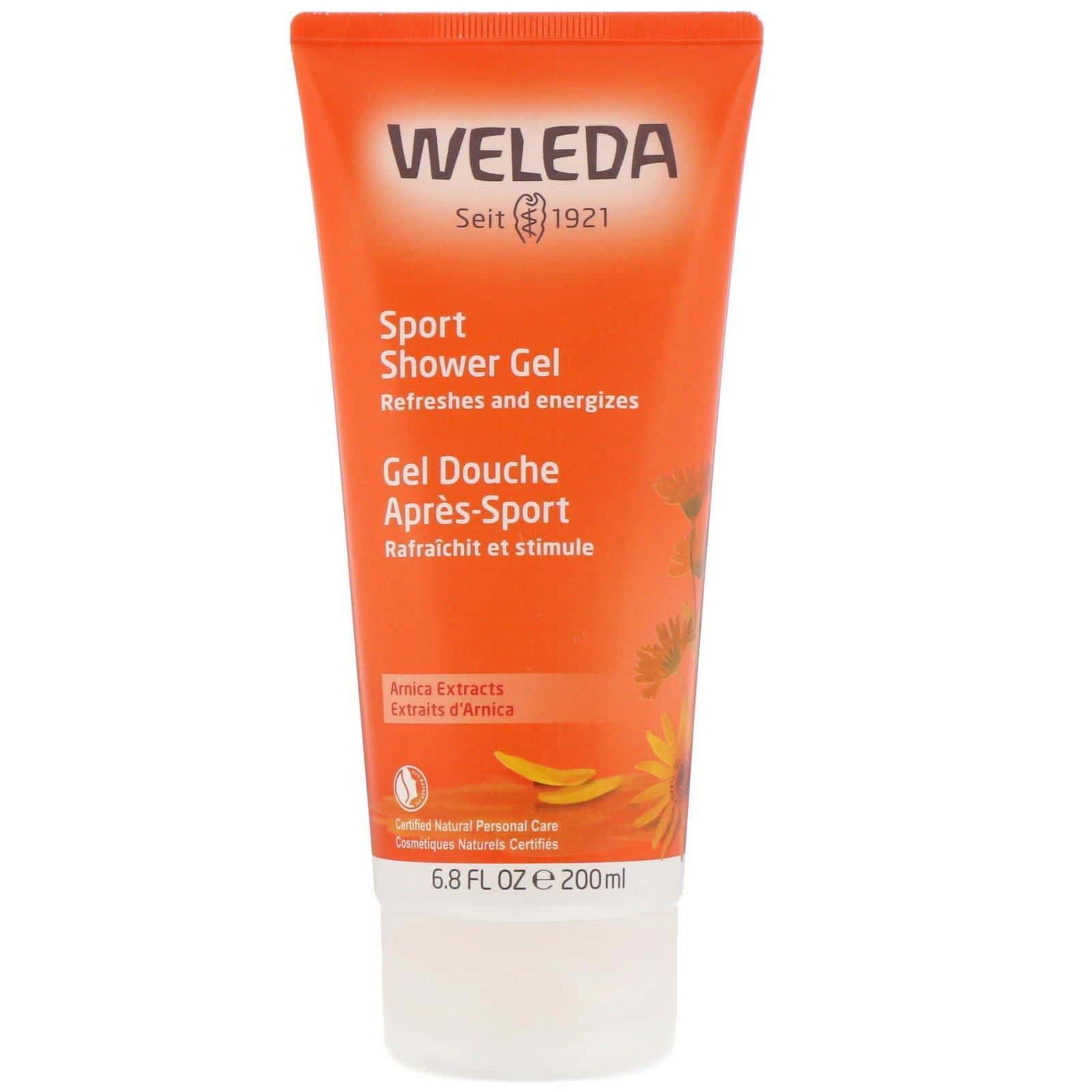 Weleda, Gel de ducha deportivo, 200 ml (6,8 oz. líq.)