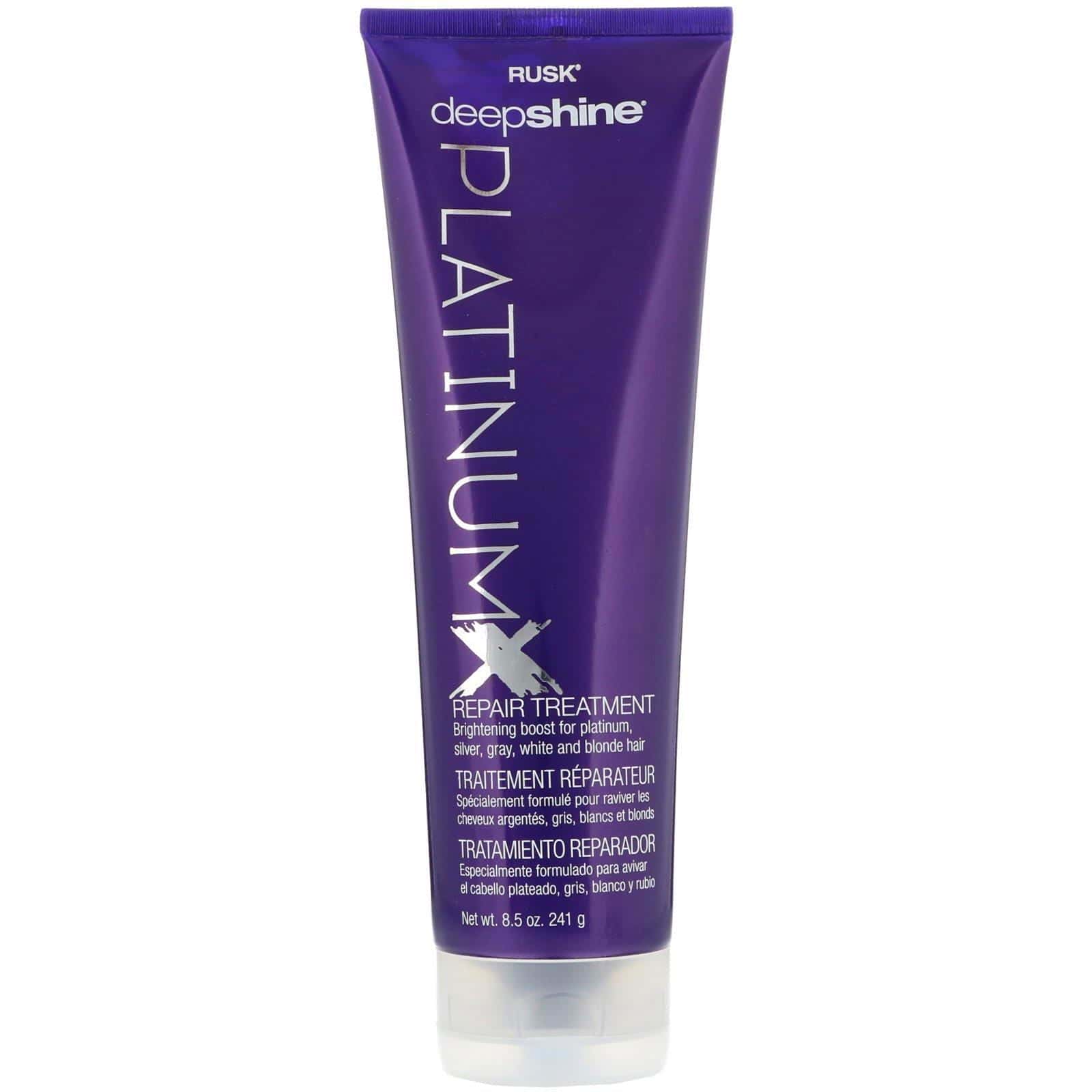 Rusk, Deepshine, Platinum X, Tratamiento reparador, 241 g (8,5 oz)