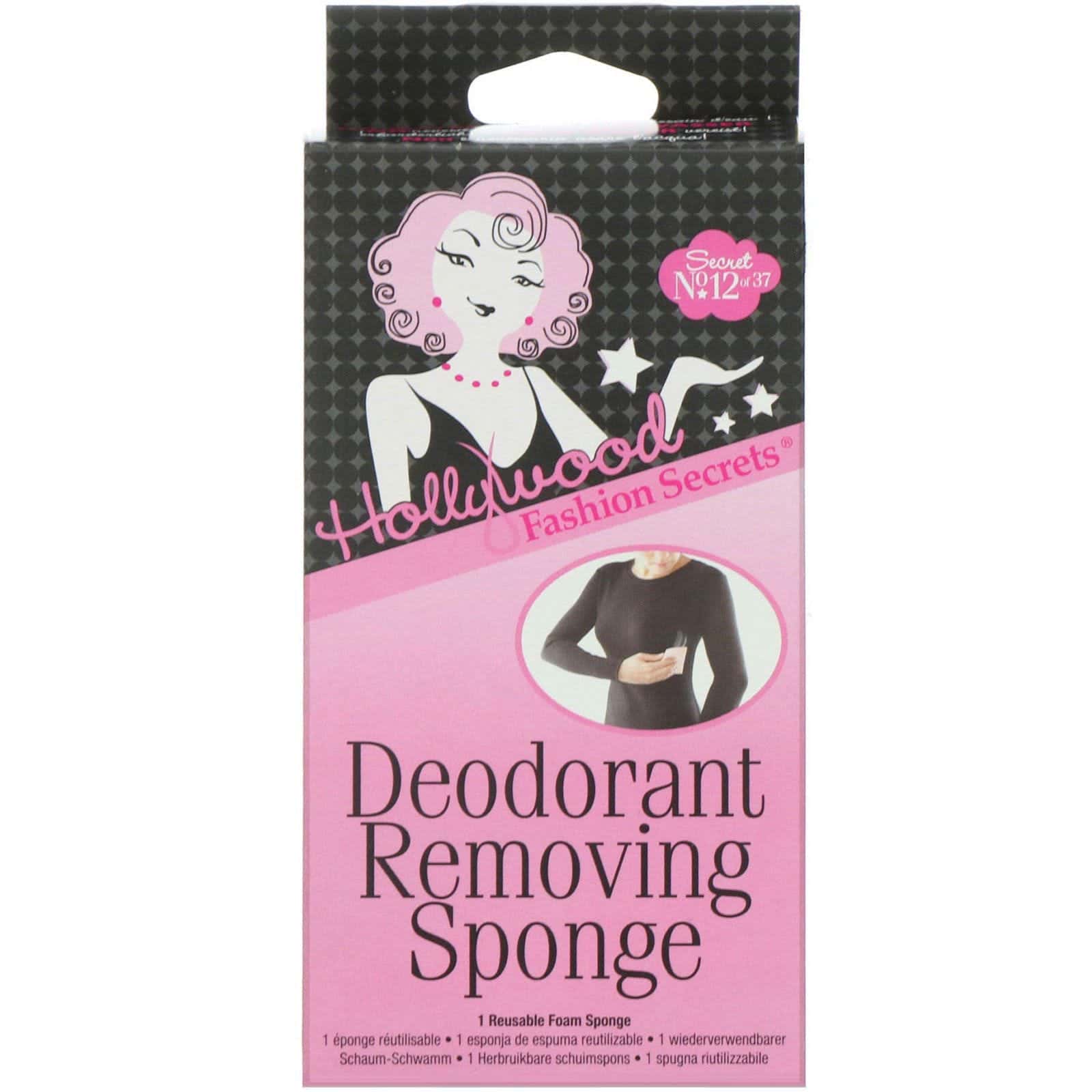 Hollywood Fashion Secrets, Esponja para eliminar marcas de desodorante, 1 esponja