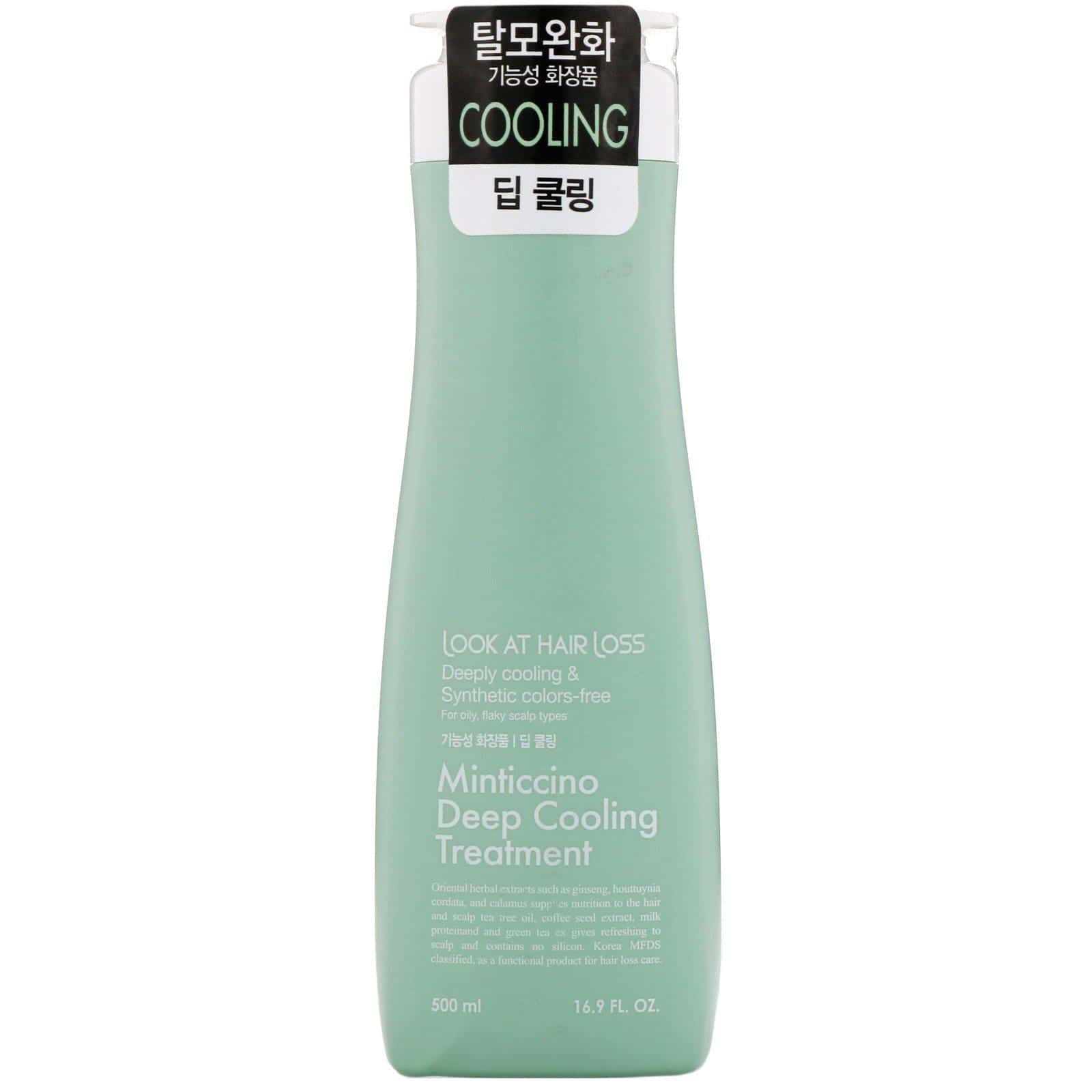 Doori Cosmetics, Look At Hair Loss, Tratamiento refrescante intenso Minticcino, 500 ml (16,9 oz. líq.)