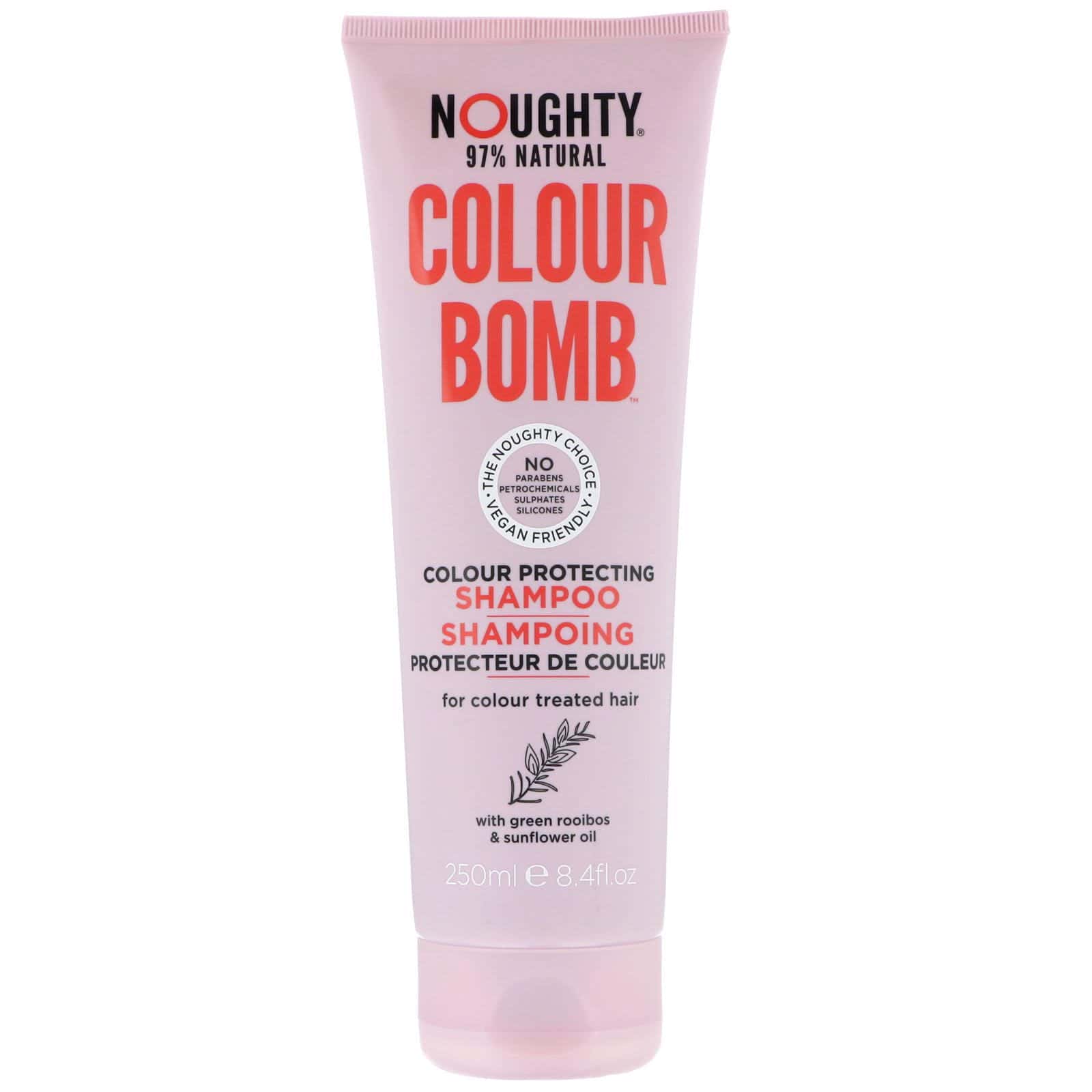 Noughty, Colour Bomb, Champú protector para cabellos teñidos, 250 ml (8,4 oz. líq.)