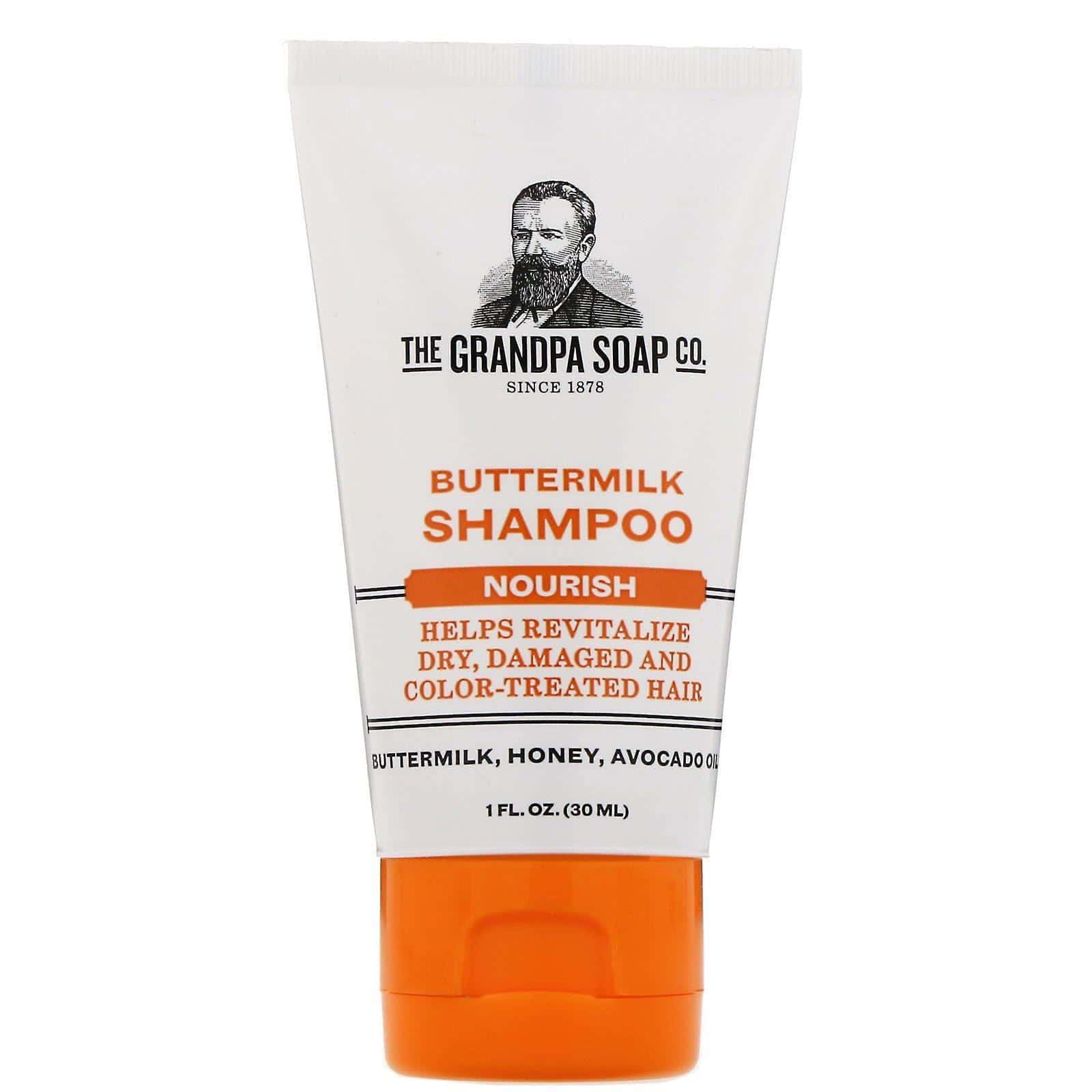 Grandpa's, Champú de suero de leche, Nutritivo, 30 ml (1 oz. líq.)