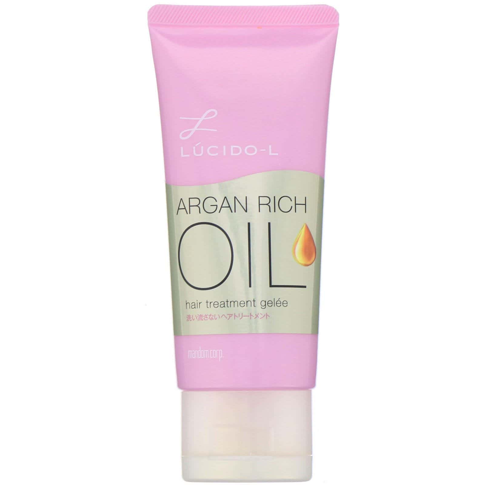 Mandom, Lucido-L, Gel para tratamiento capilar con aceite de argán, 80 g (2,8 oz)