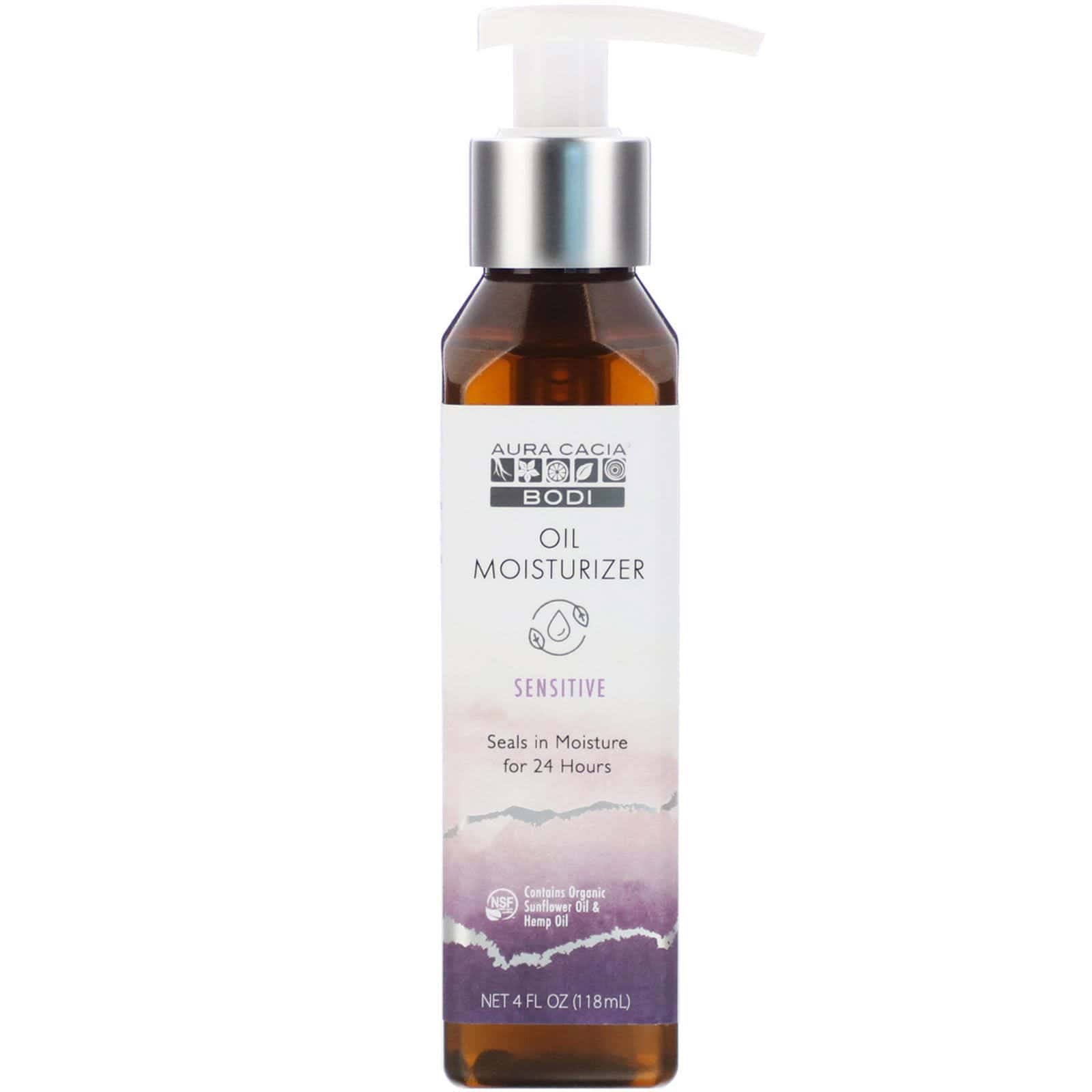 Aura Cacia, Bodi, Oil Moisturizer, Sensitive, 4 fl oz (118 ml)