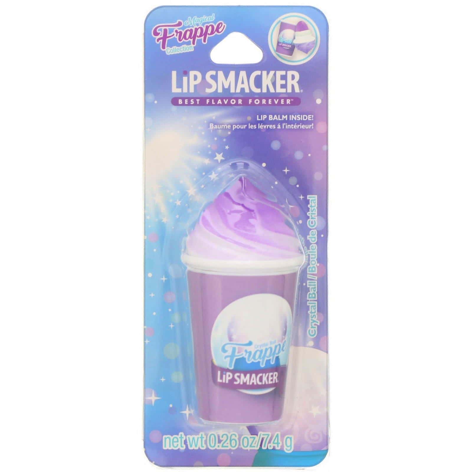 Lip Smacker, Bálsamo para labios con diseño de taza de Frappe, Bola de cristal, 7,4 g (0,26 oz)
