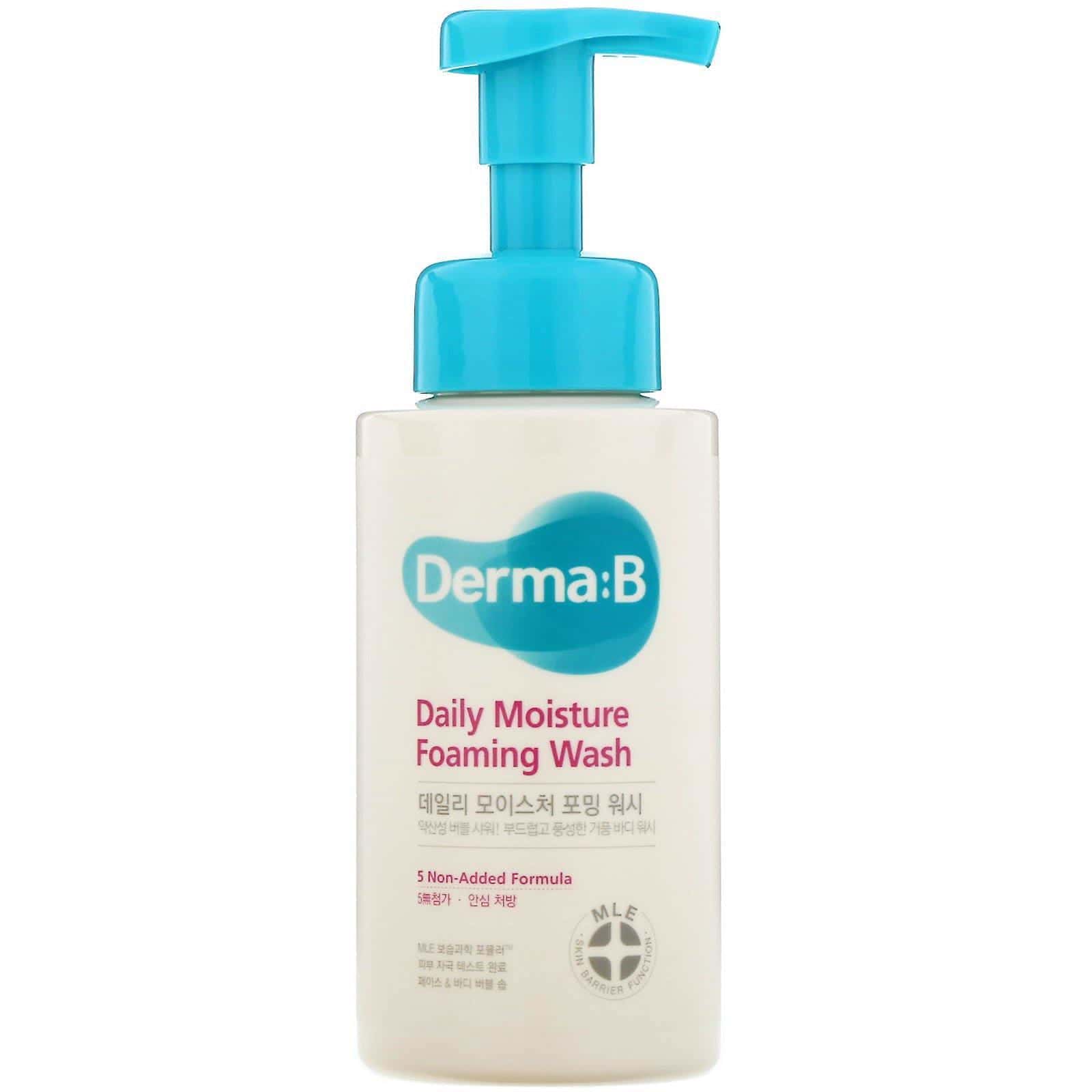 Derma:B, Jabón humectante en espuma de uso diario, 380 ml (12,85 oz. líq.)